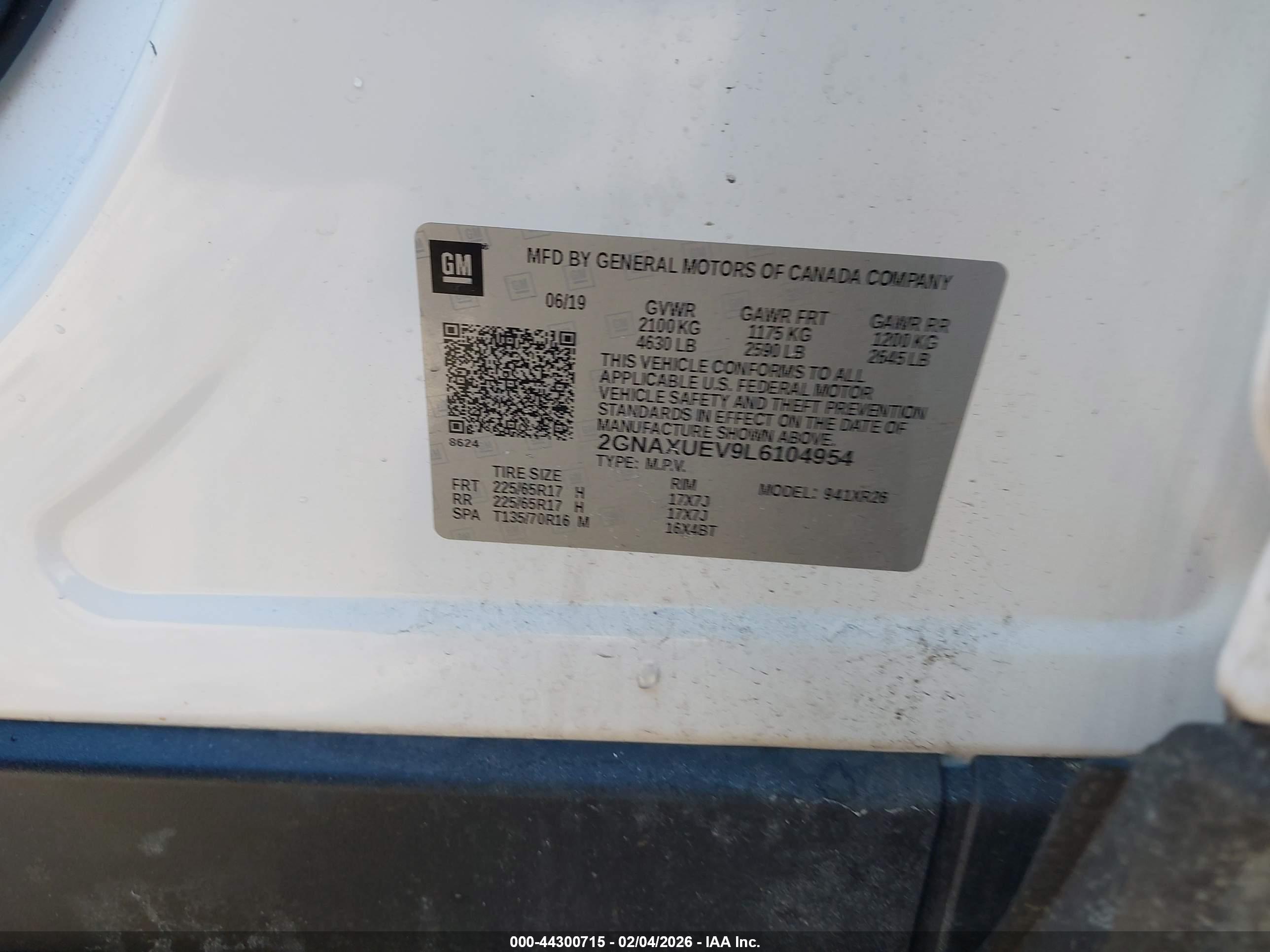 CHEVROLET EQUINOX image 9