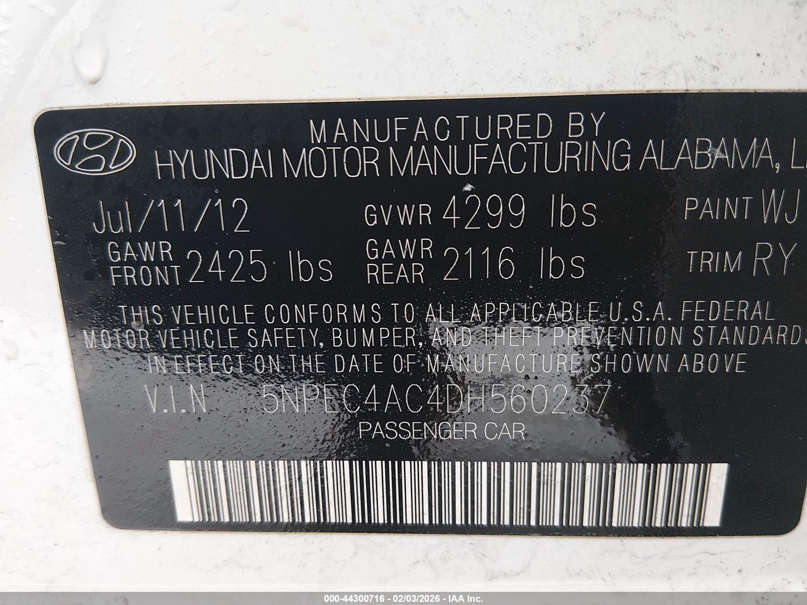 HYUNDAI SONATA image 9