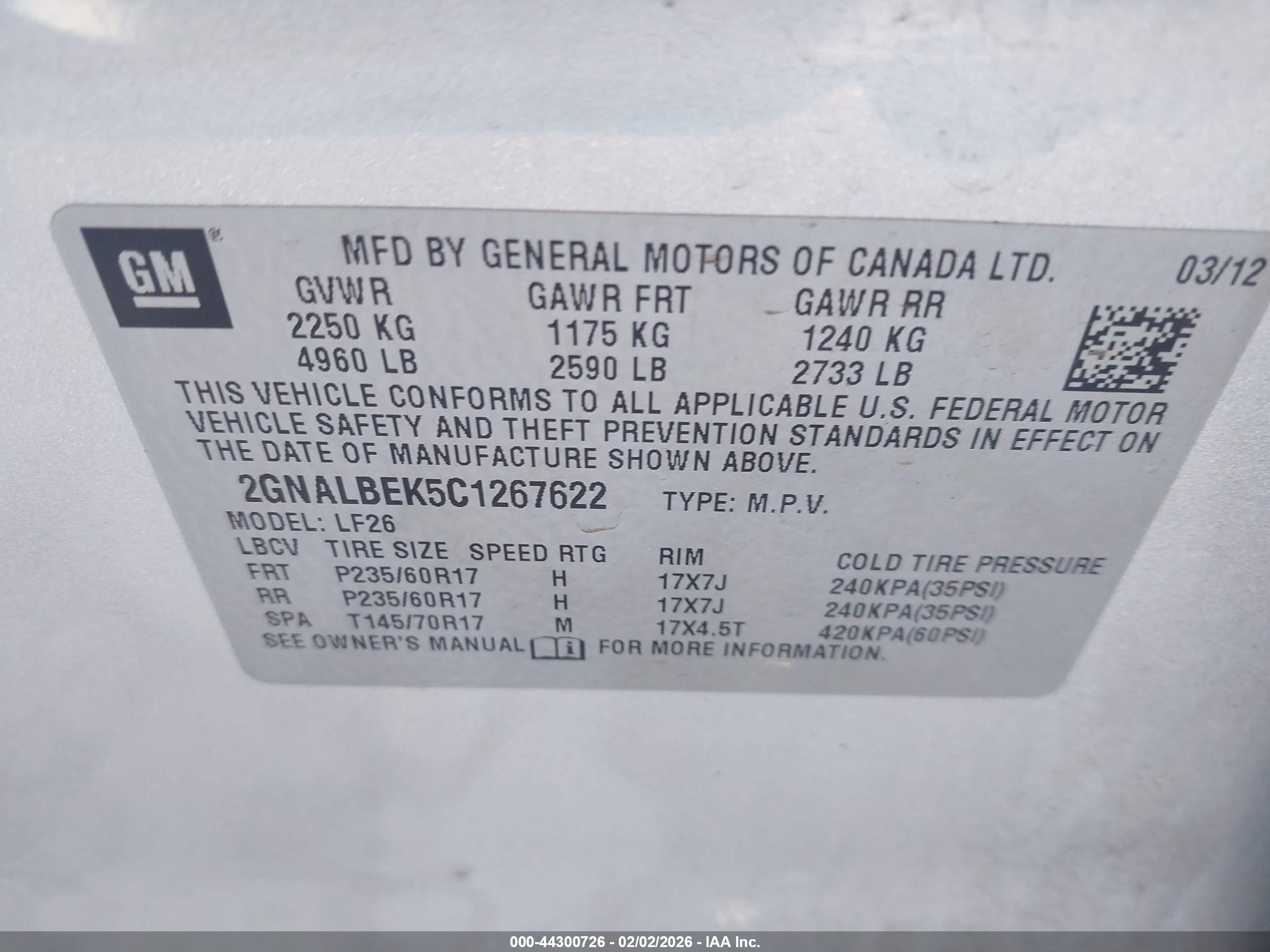 CHEVROLET EQUINOX image 9