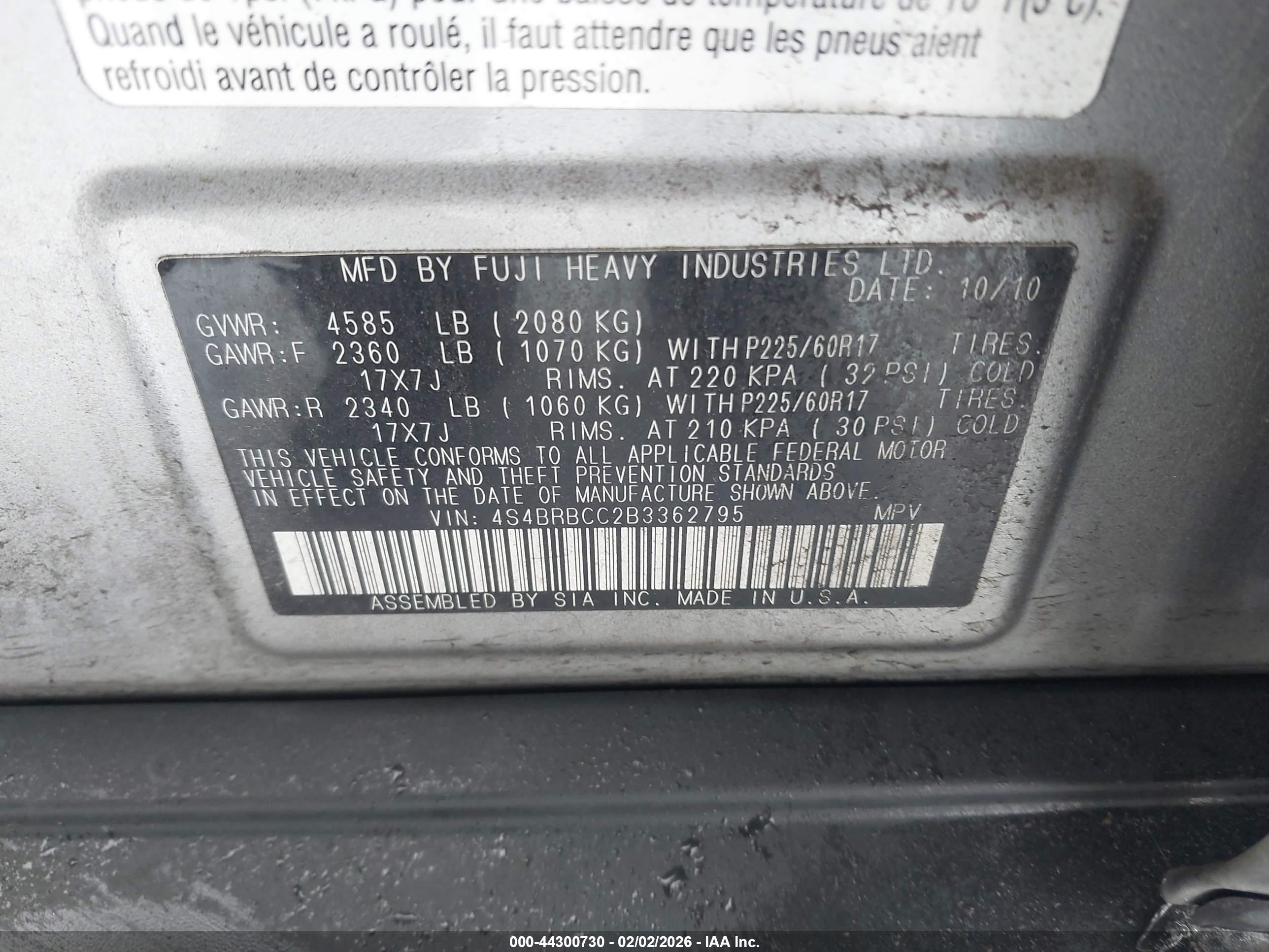 SUBARU OUTBACK image 9