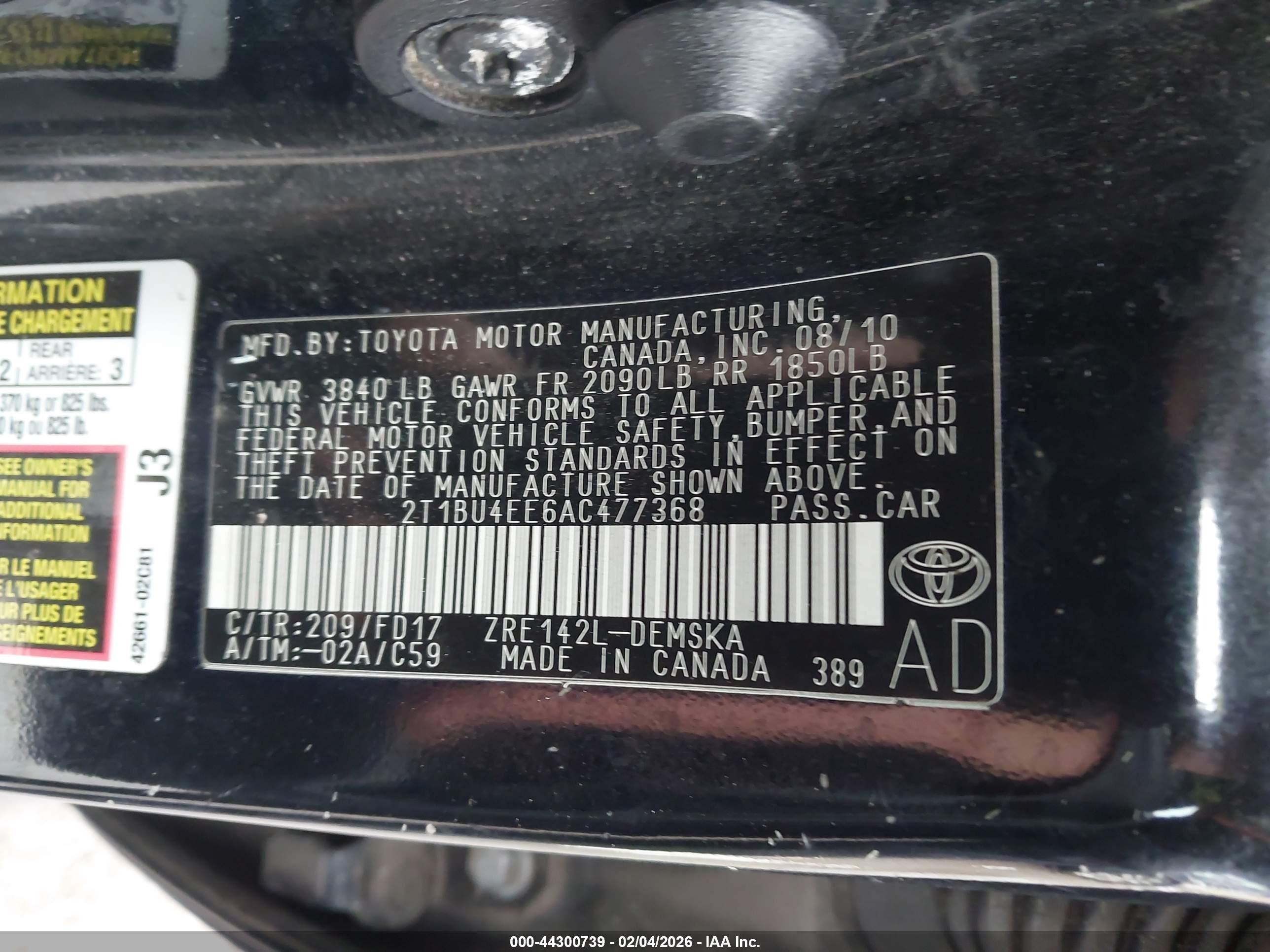 TOYOTA COROLLA image 9