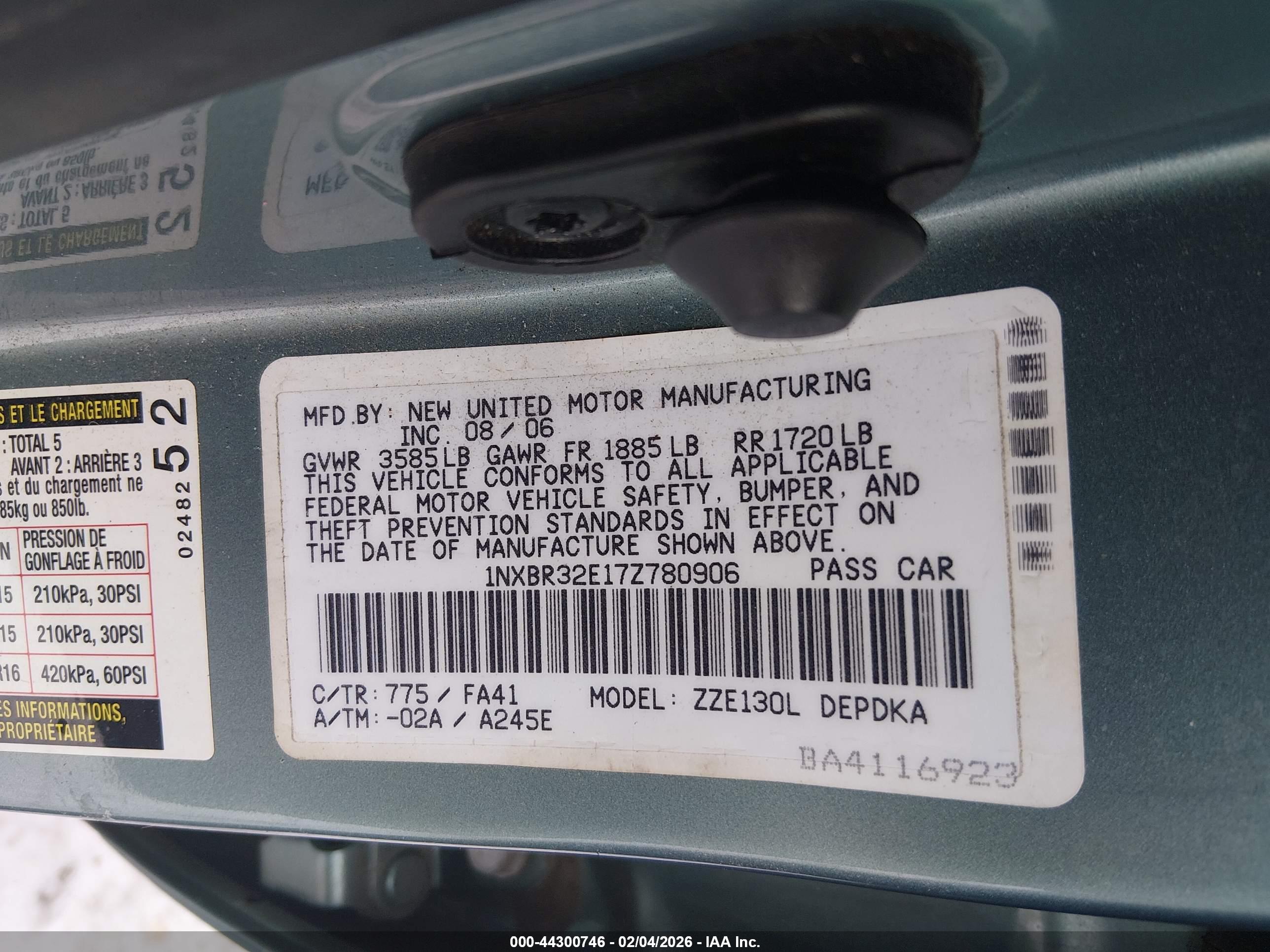 TOYOTA COROLLA image 9