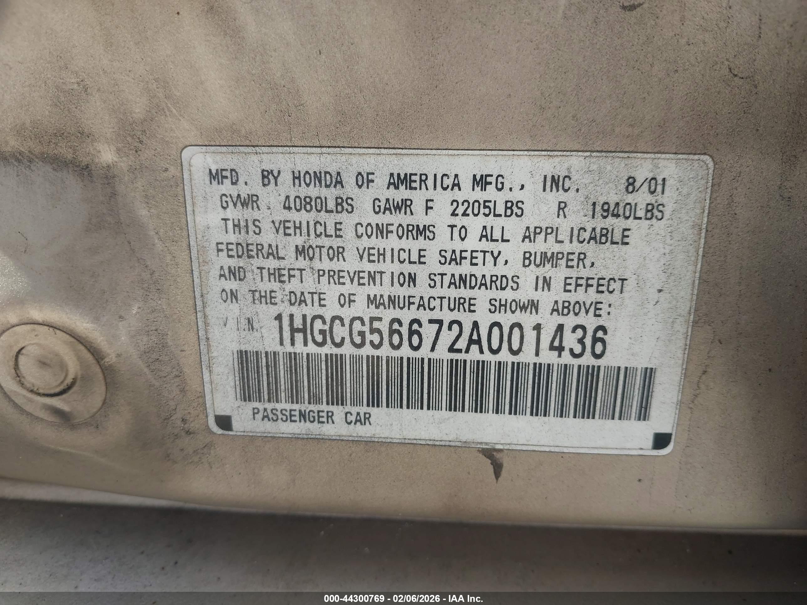 HONDA ACCORD image 9