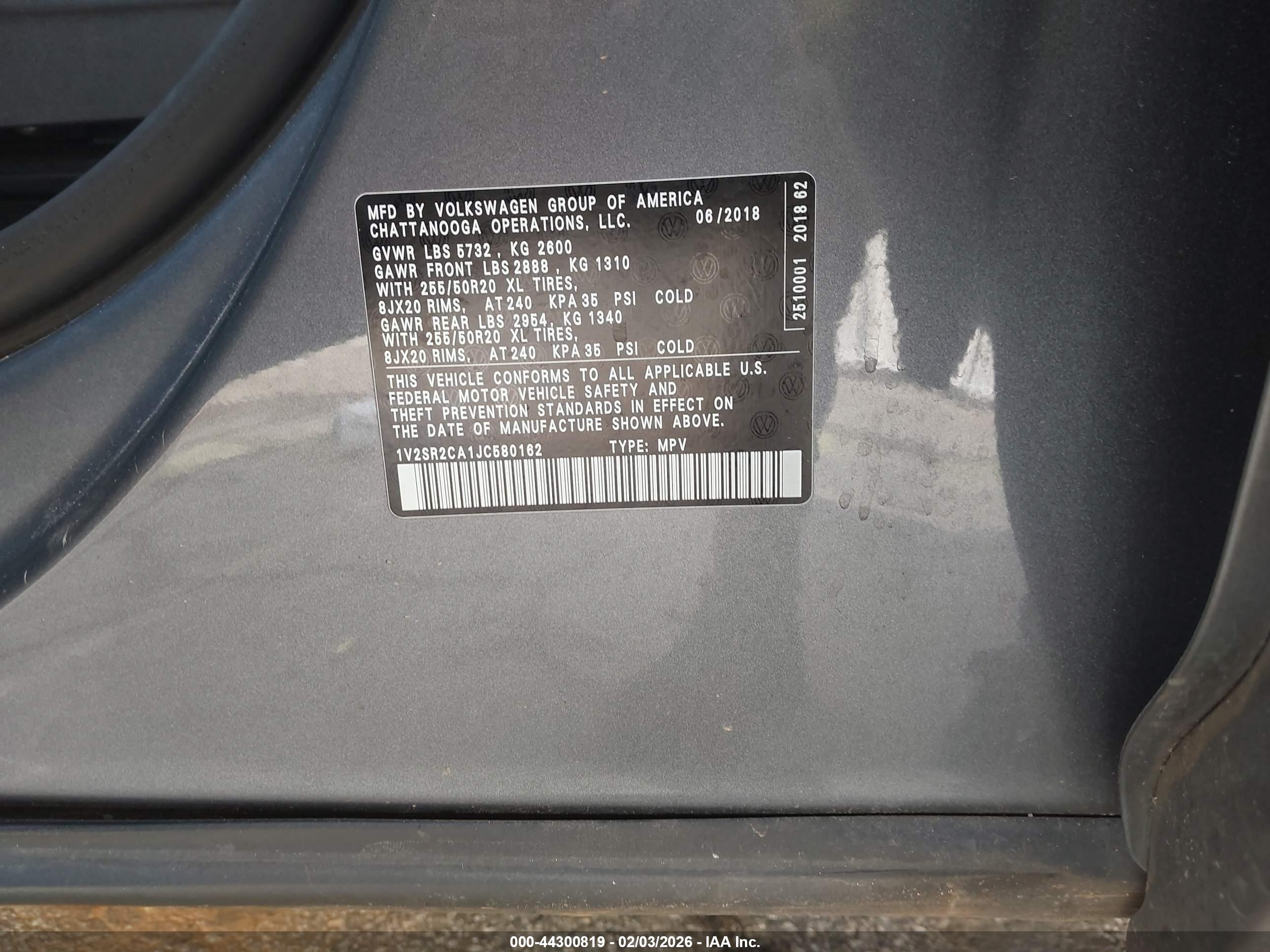 VOLKSWAGEN ATLAS image 9