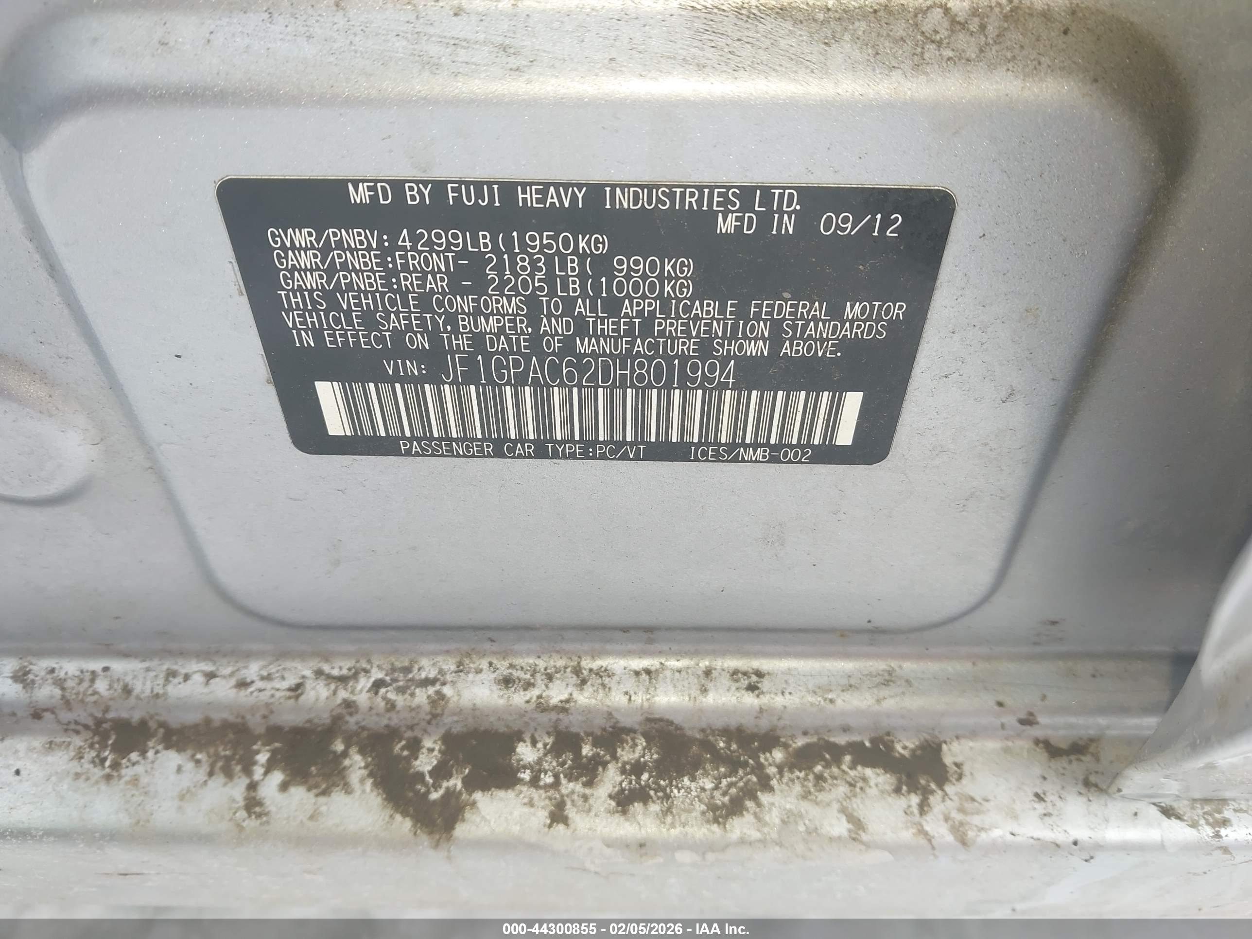 SUBARU IMPREZA image 9