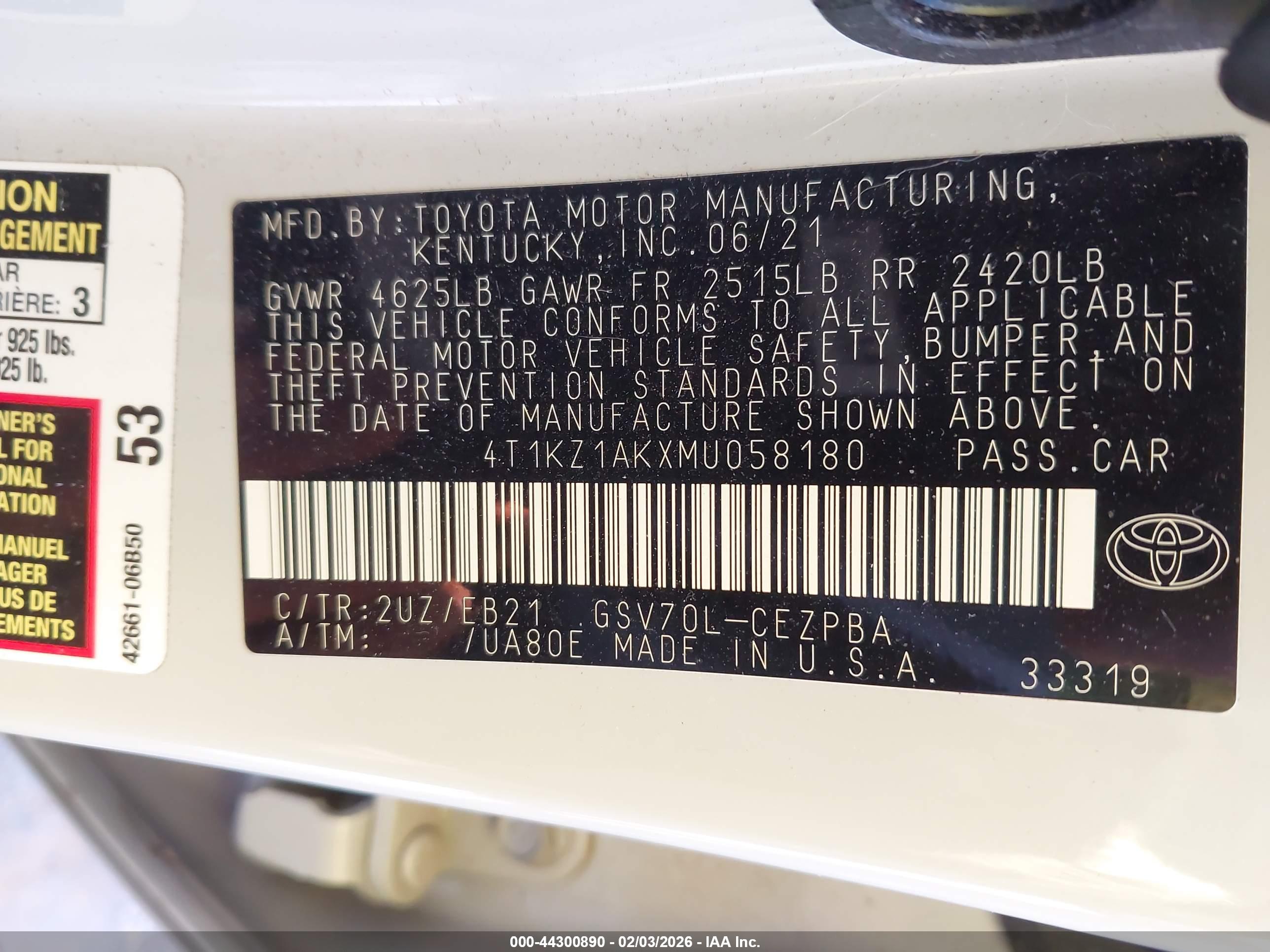 TOYOTA CAMRY image 9