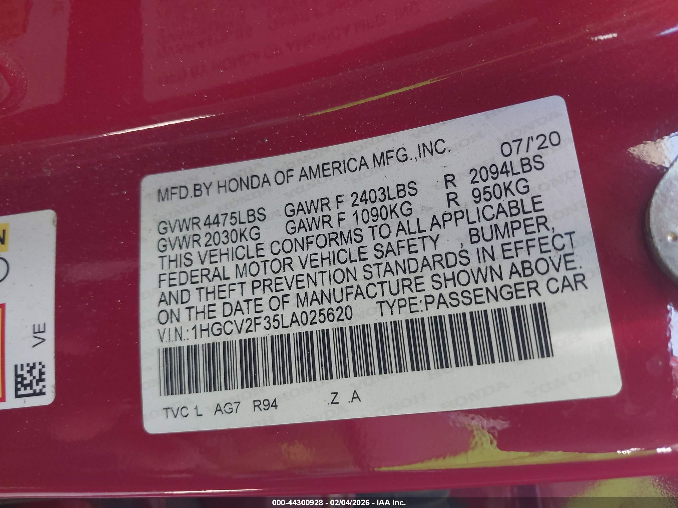 HONDA ACCORD image 9