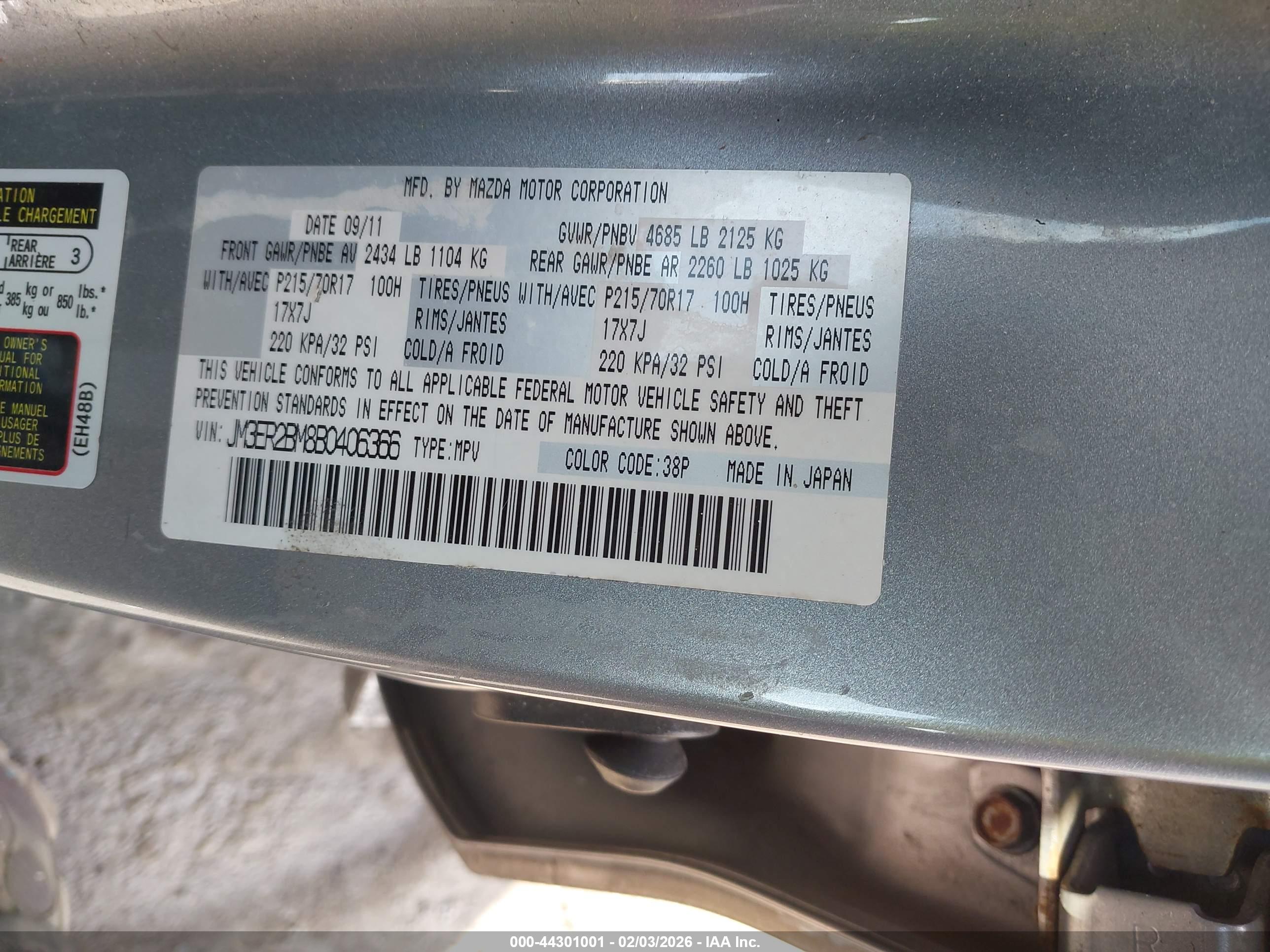 MAZDA CX-7 image 9