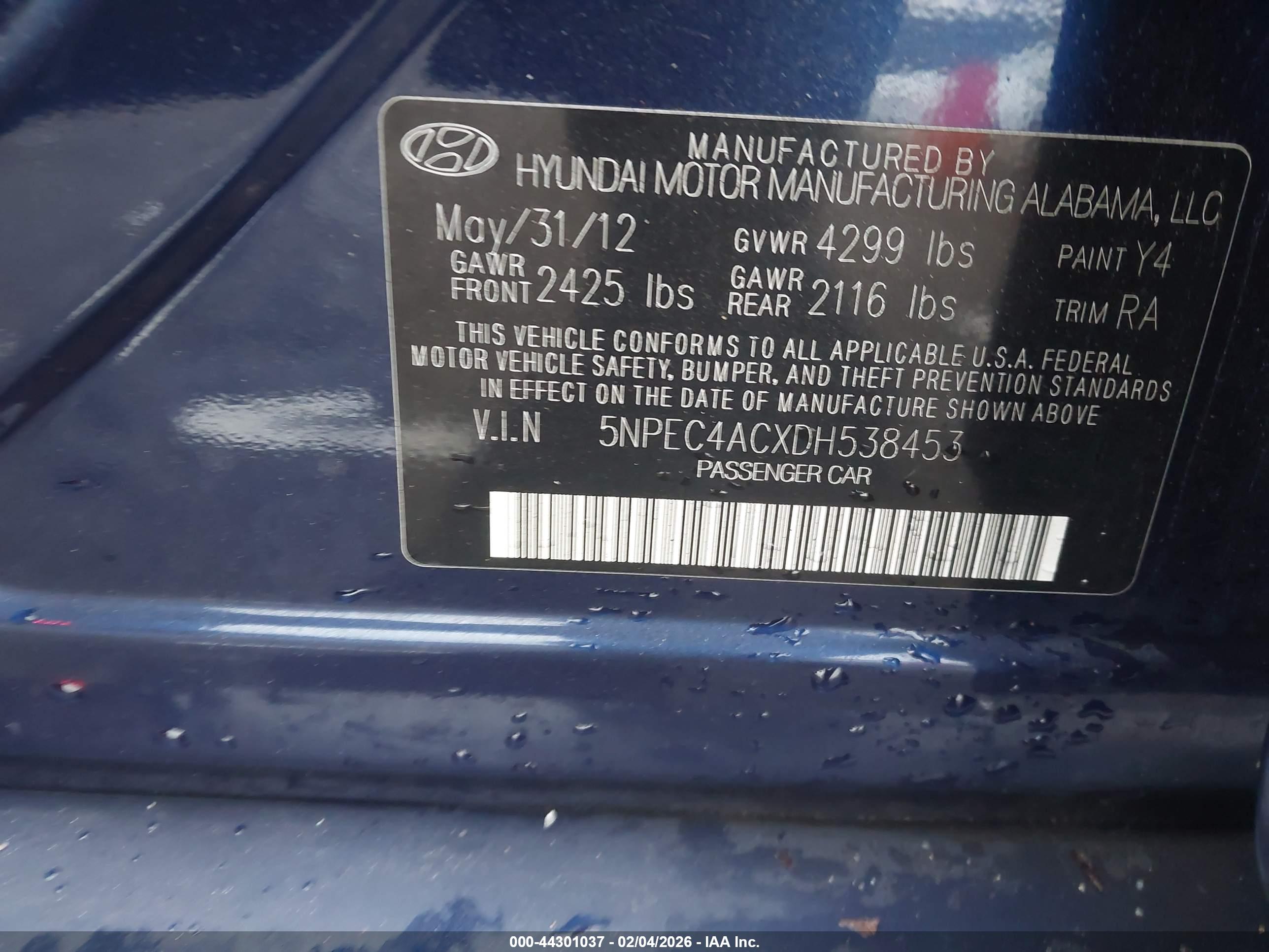 HYUNDAI SONATA image 9