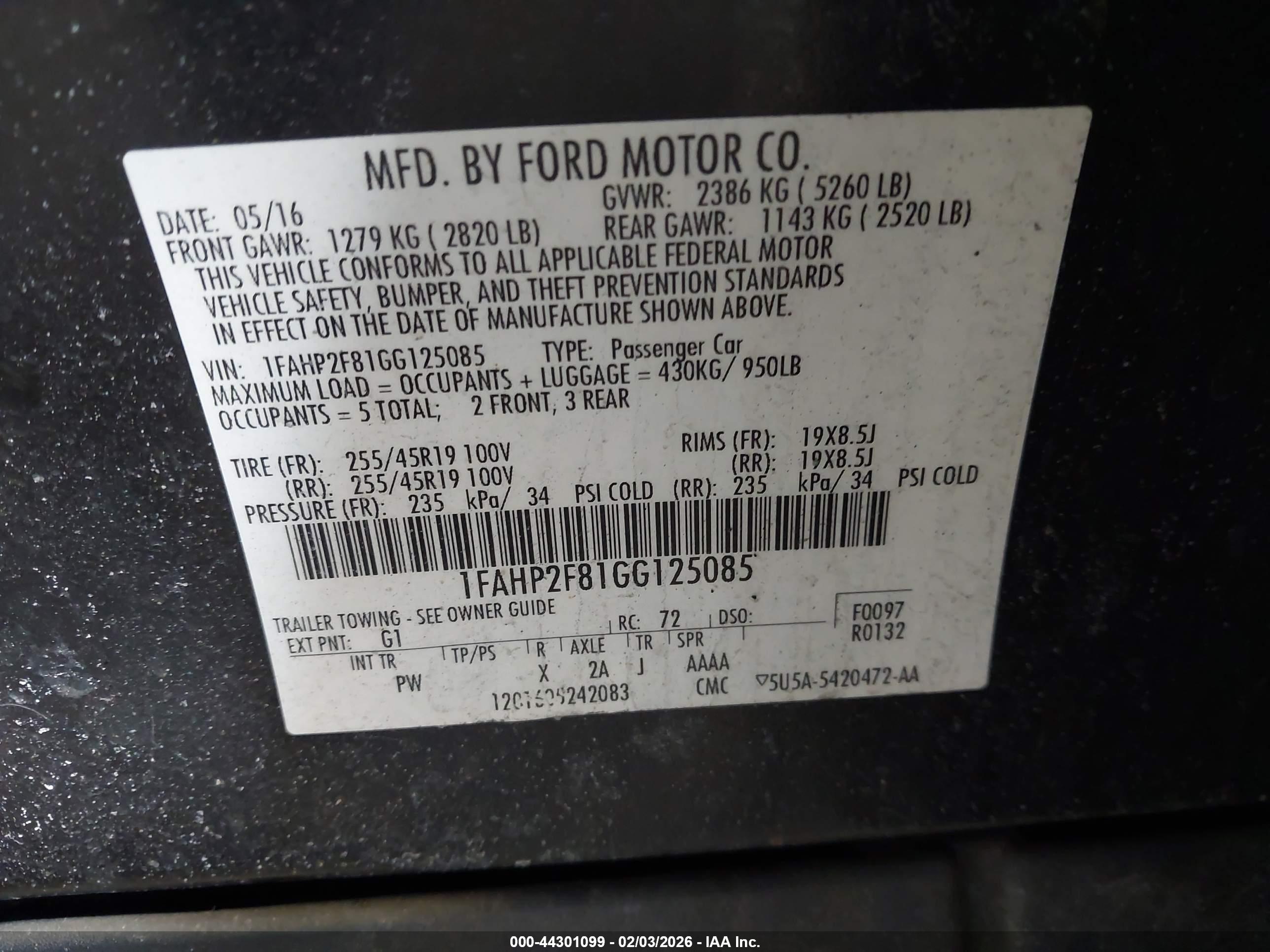 FORD TAURUS image 9