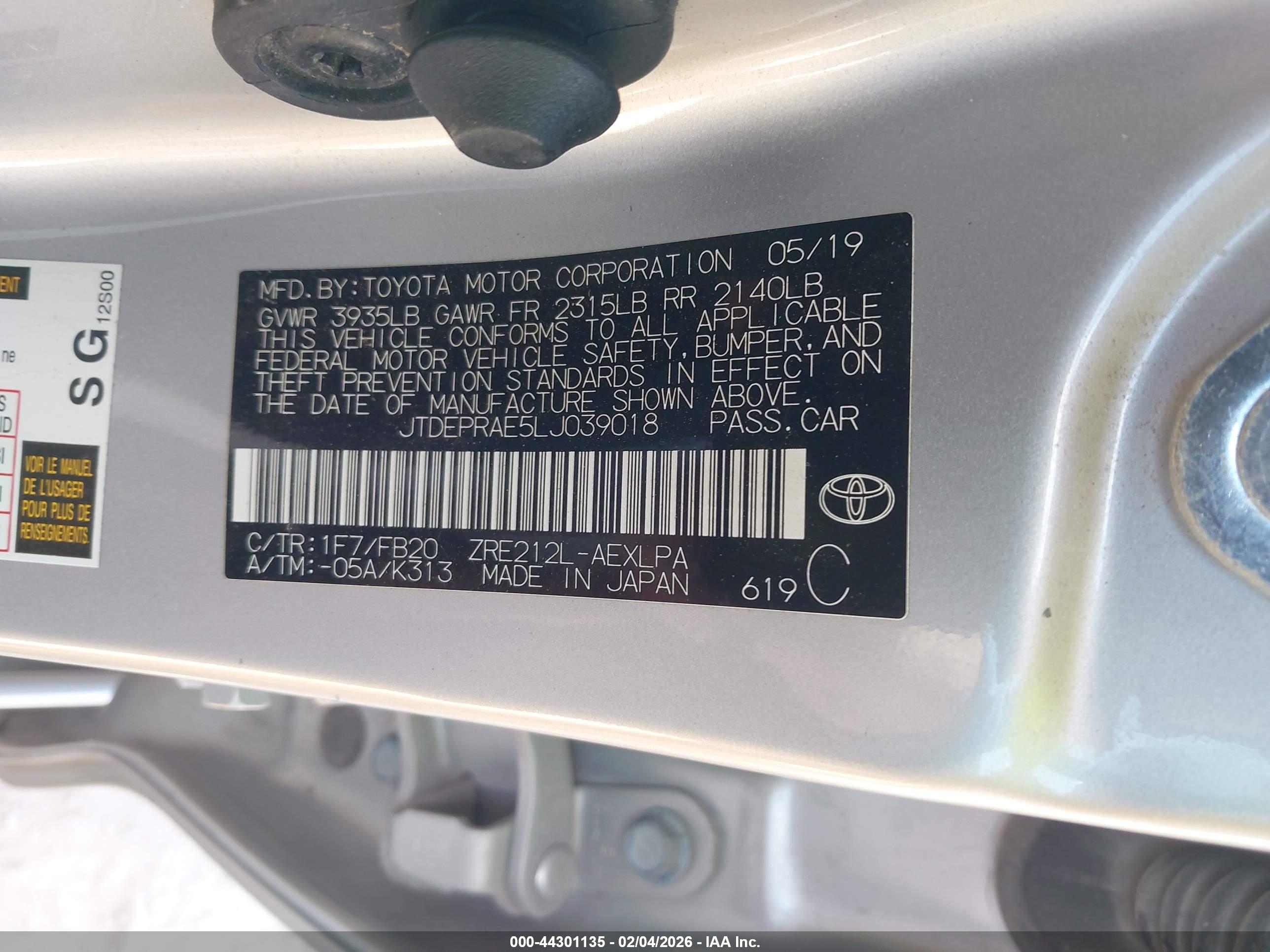 TOYOTA COROLLA image 9