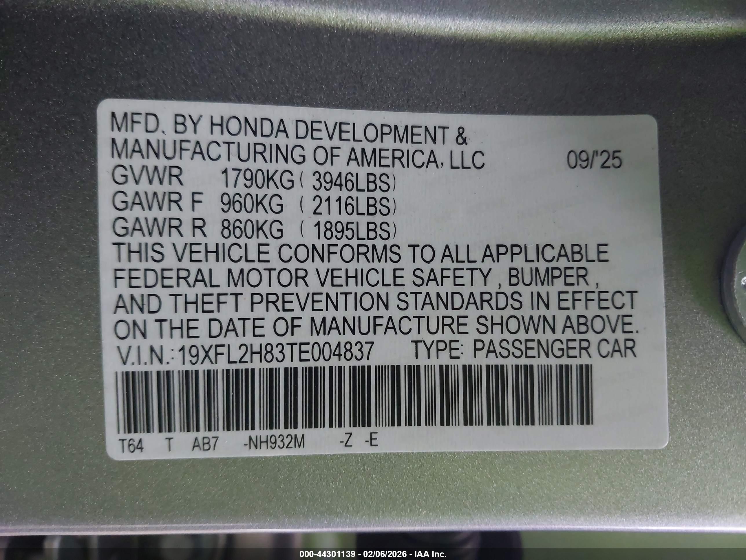 HONDA CIVIC image 9