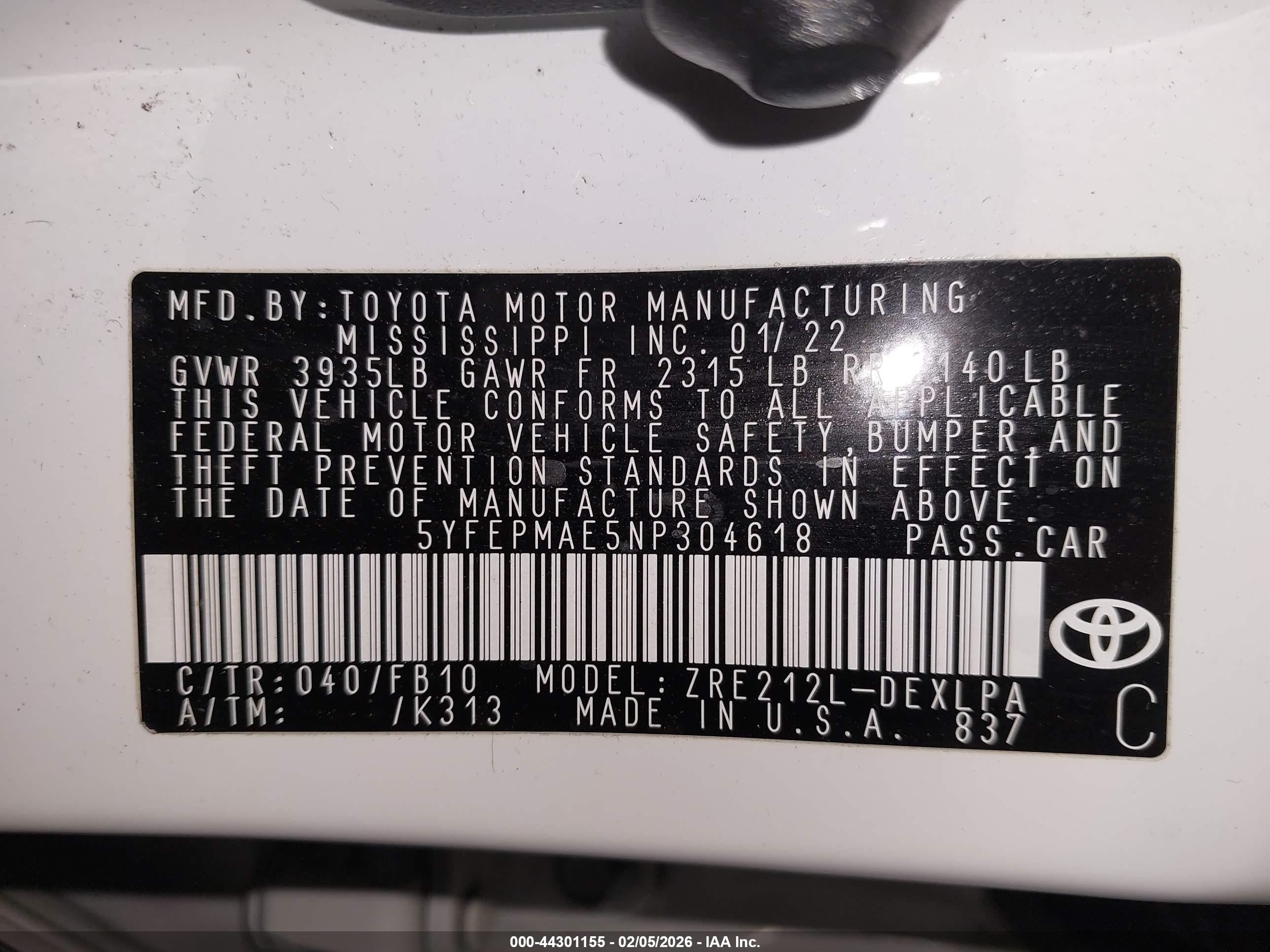 TOYOTA COROLLA image 9