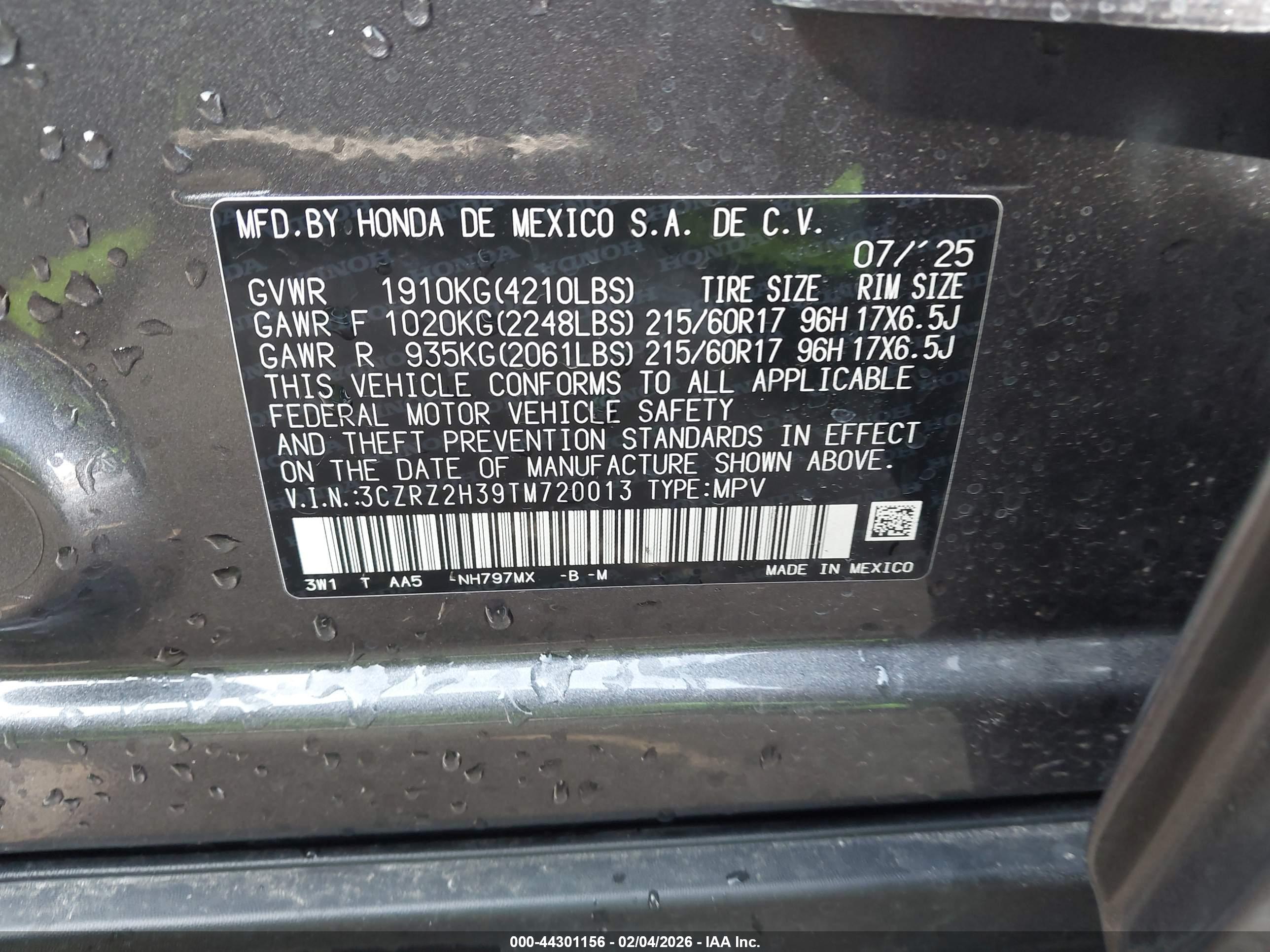 HONDA HR-V image 9