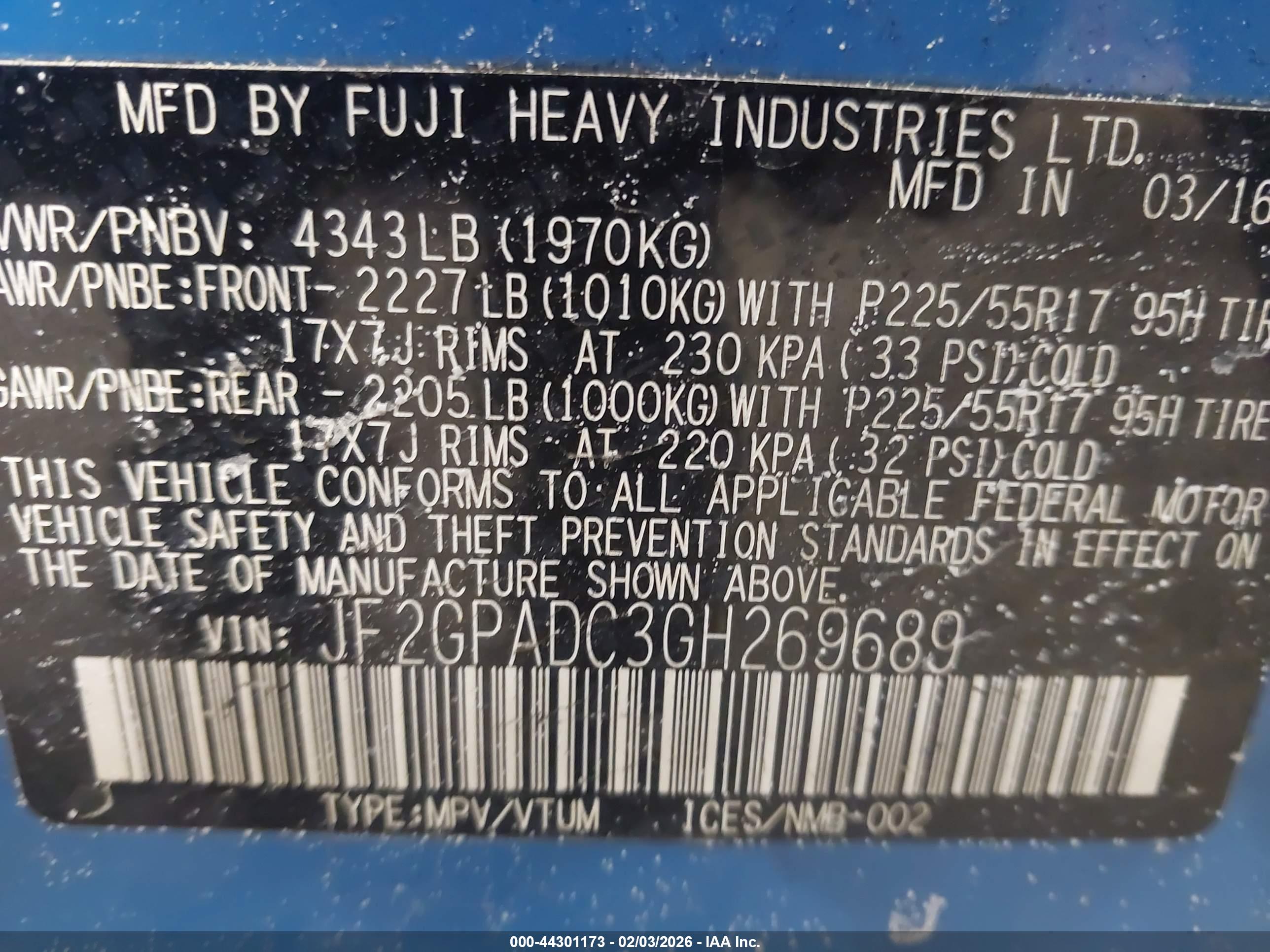 SUBARU CROSSTREK image 9