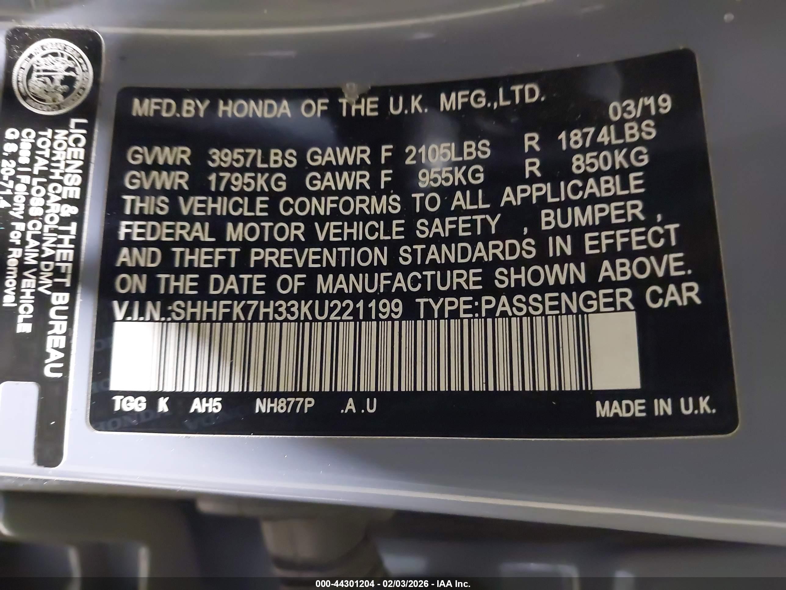 HONDA CIVIC image 9