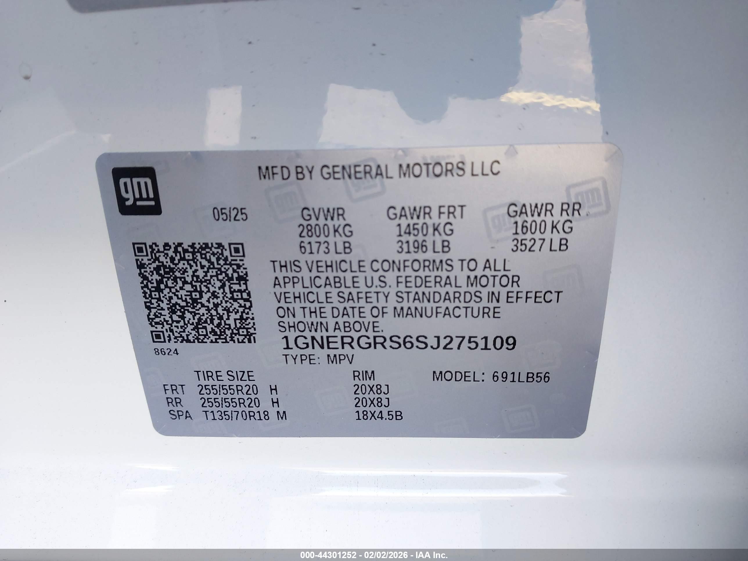 CHEVROLET TRAVERSE image 9