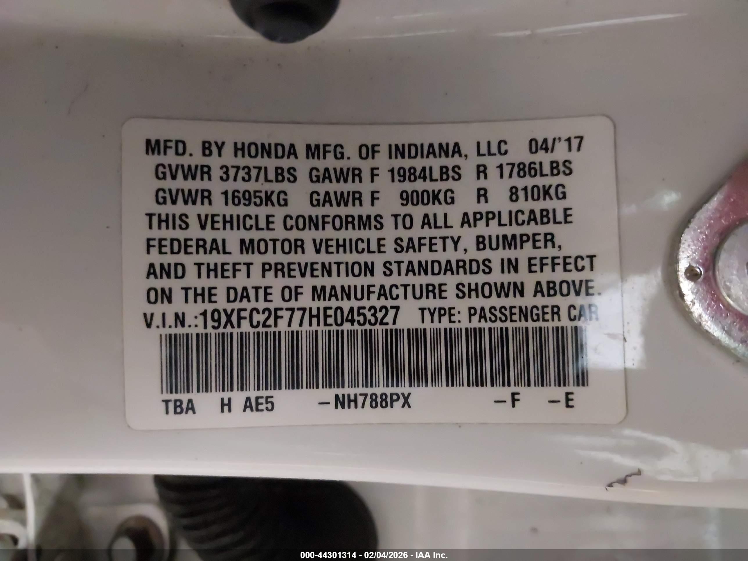 HONDA CIVIC image 9