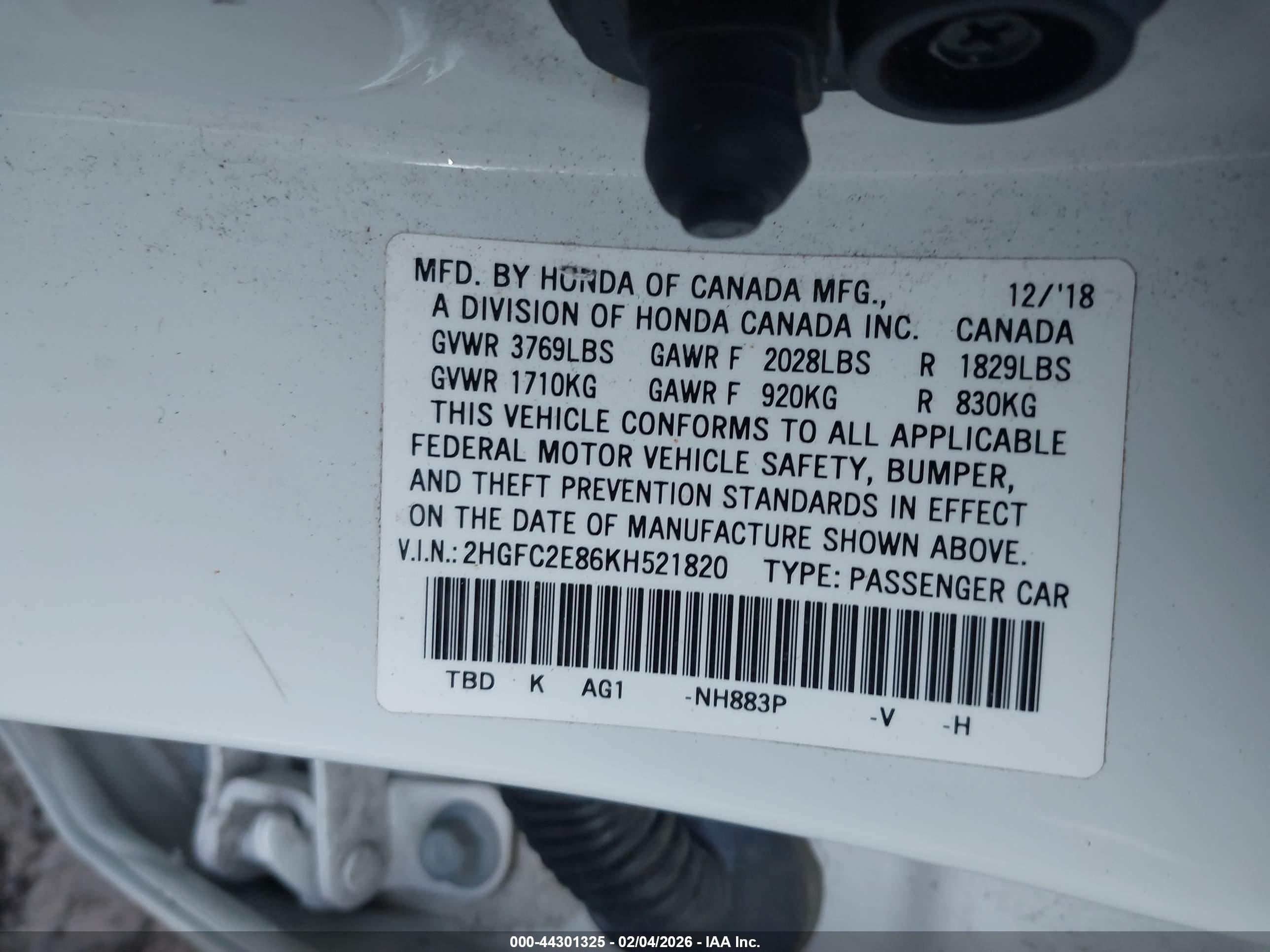 HONDA CIVIC image 9