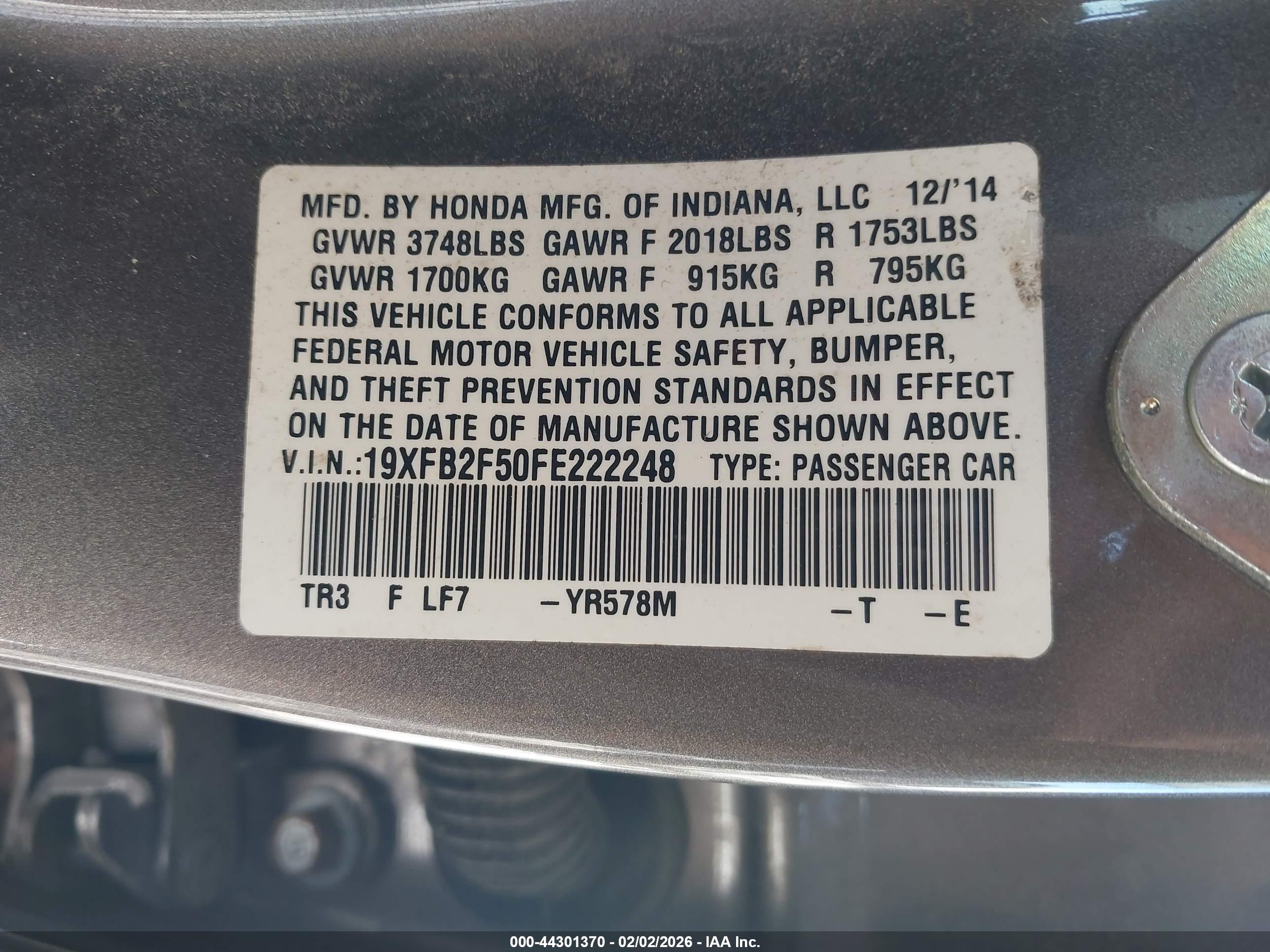 HONDA CIVIC image 9