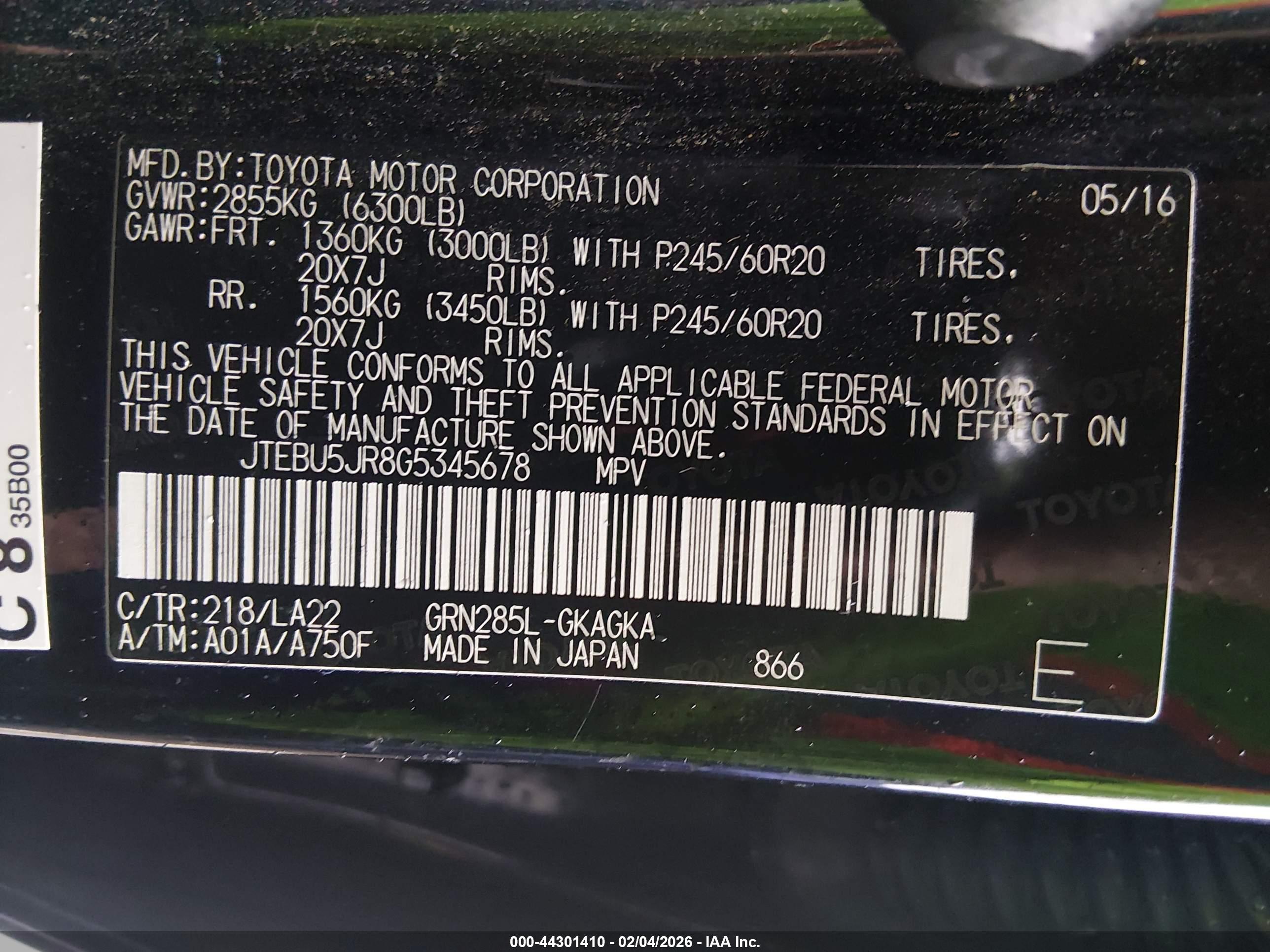 TOYOTA 4RUNNER image 9
