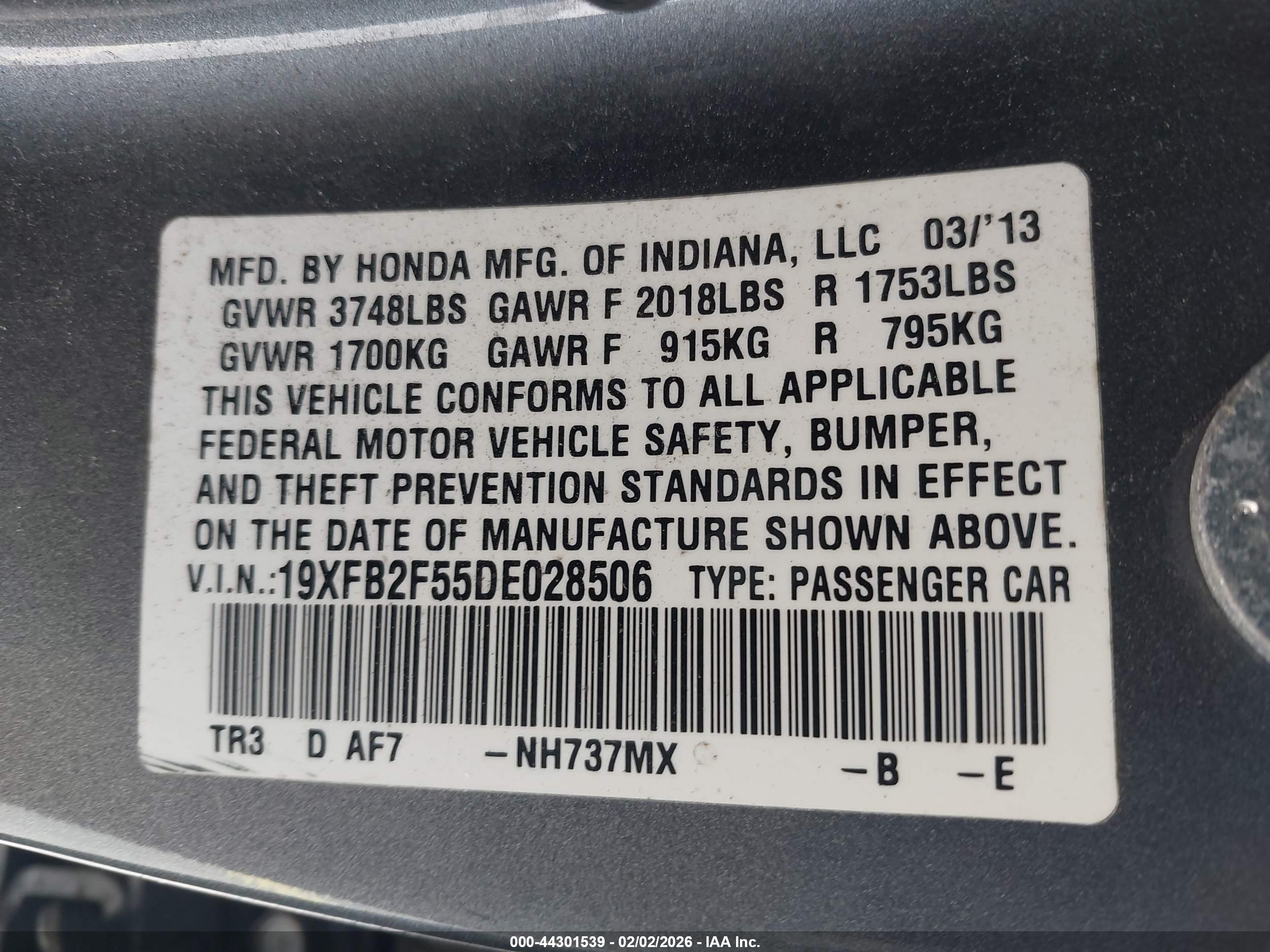 HONDA CIVIC image 9