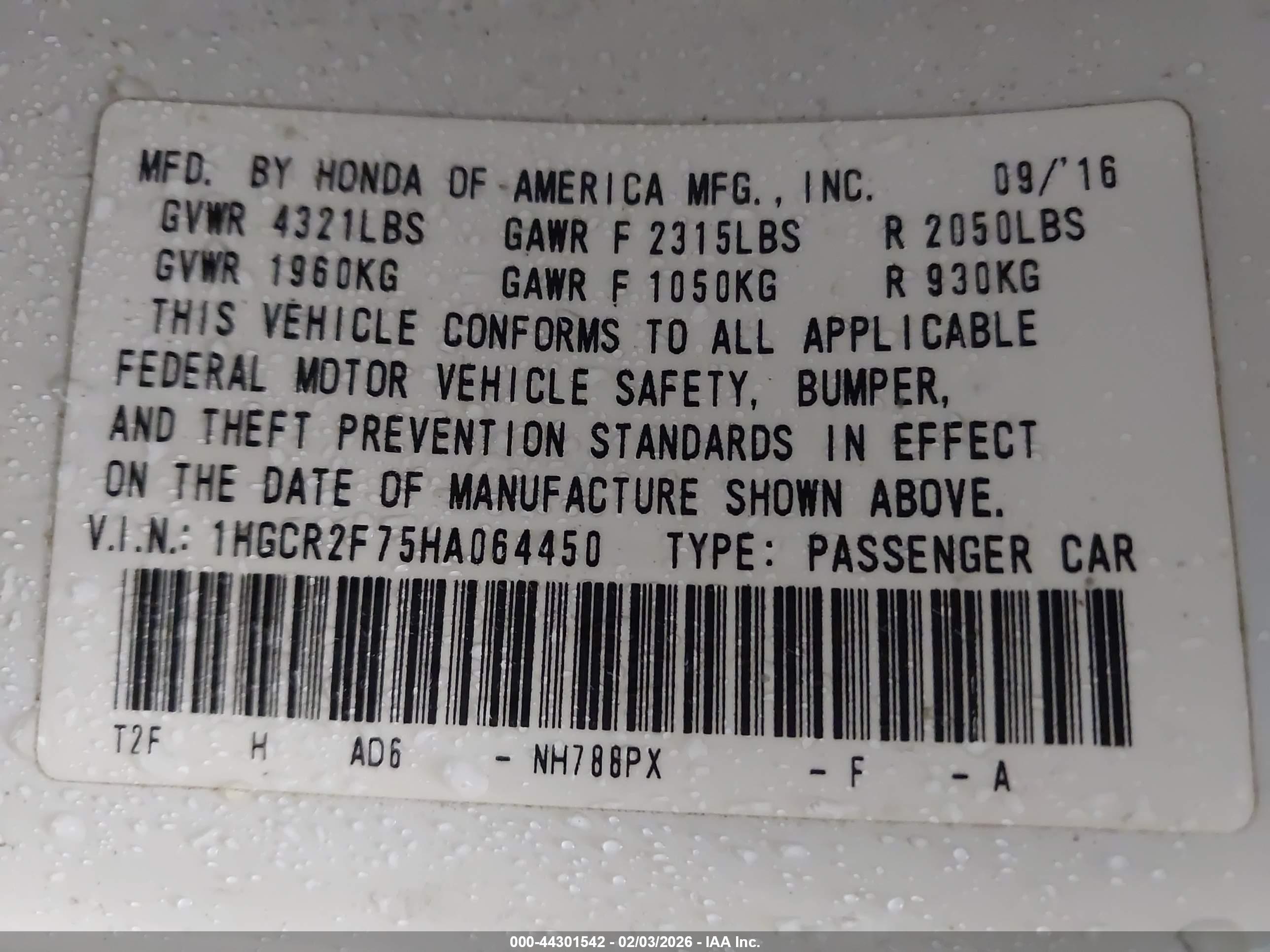HONDA ACCORD image 9