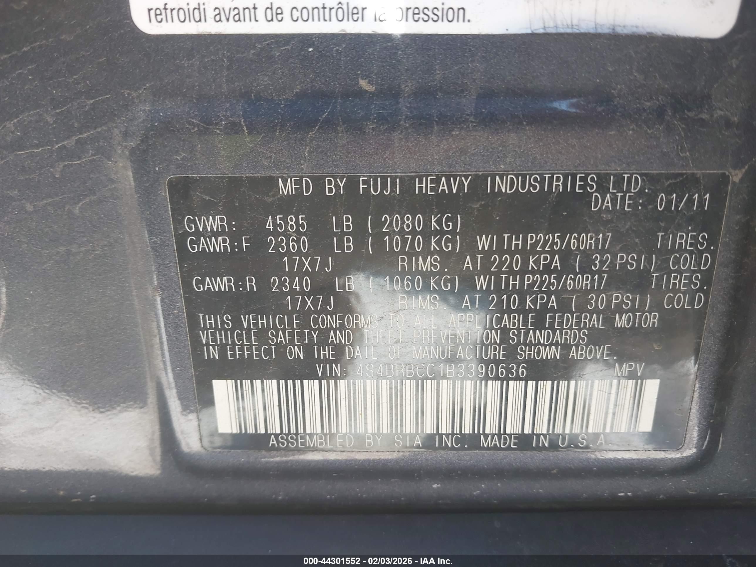 SUBARU OUTBACK image 9
