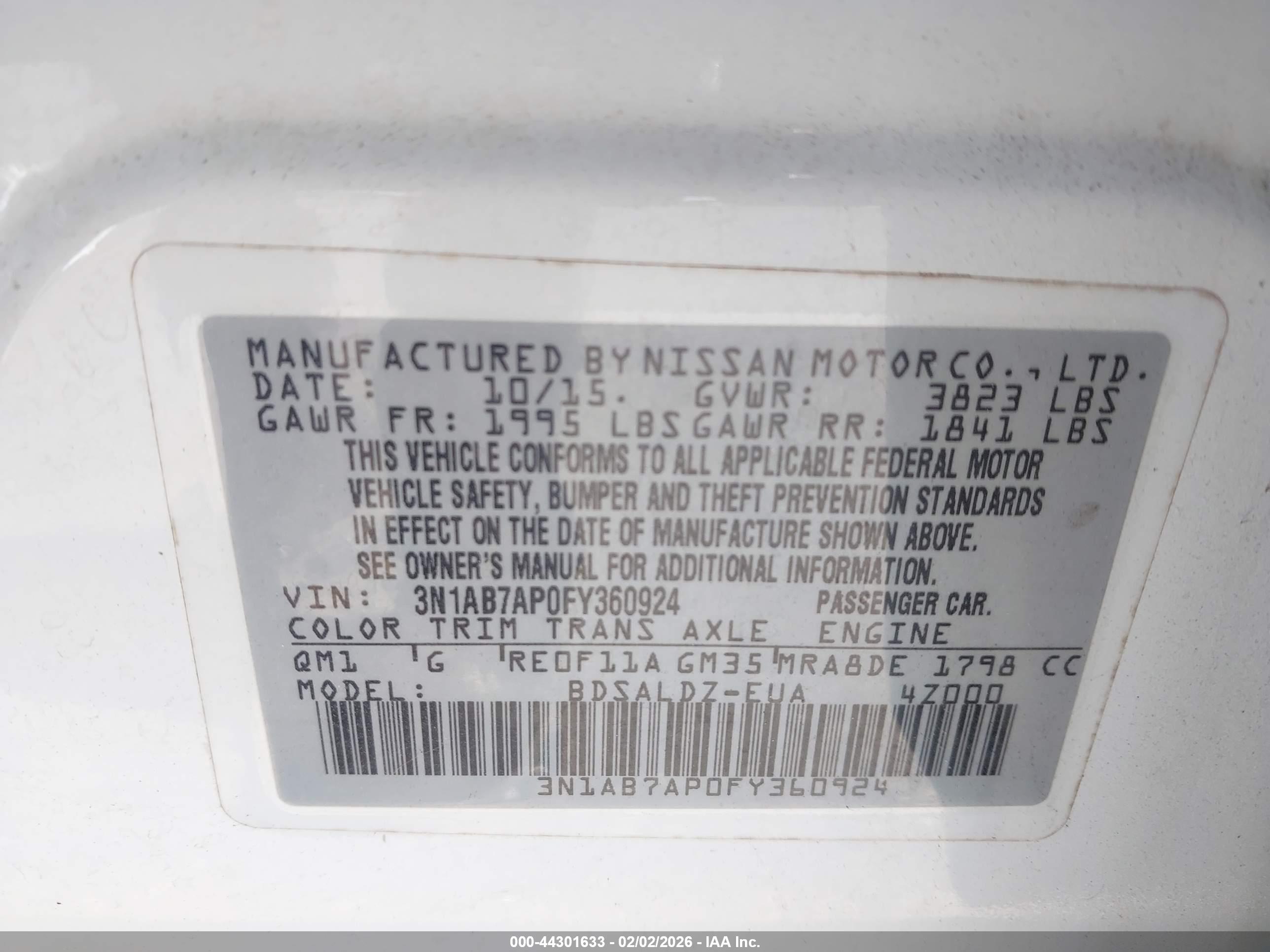 NISSAN SENTRA image 9