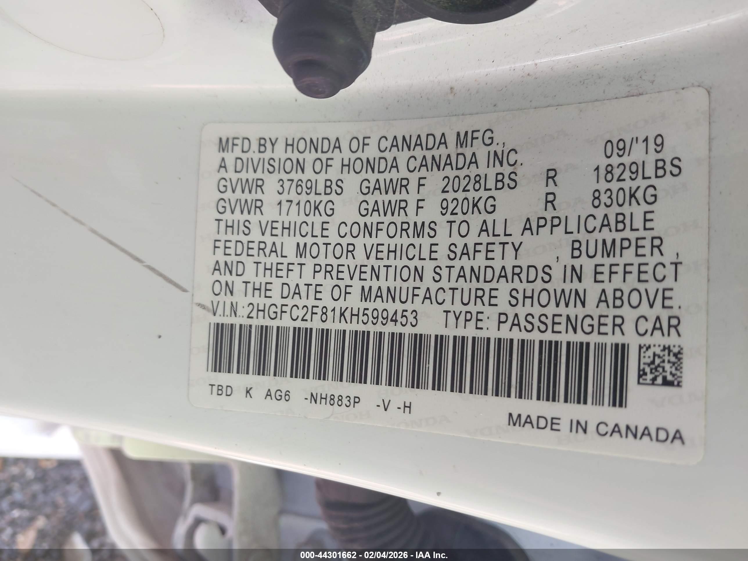 HONDA CIVIC image 9
