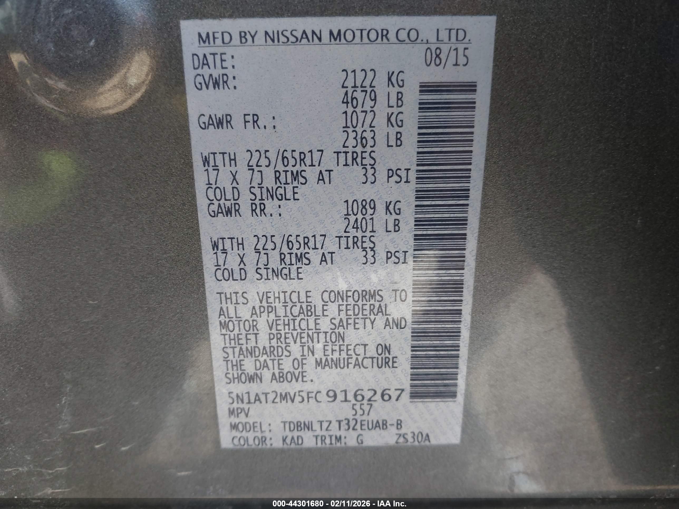 NISSAN ROGUE image 9