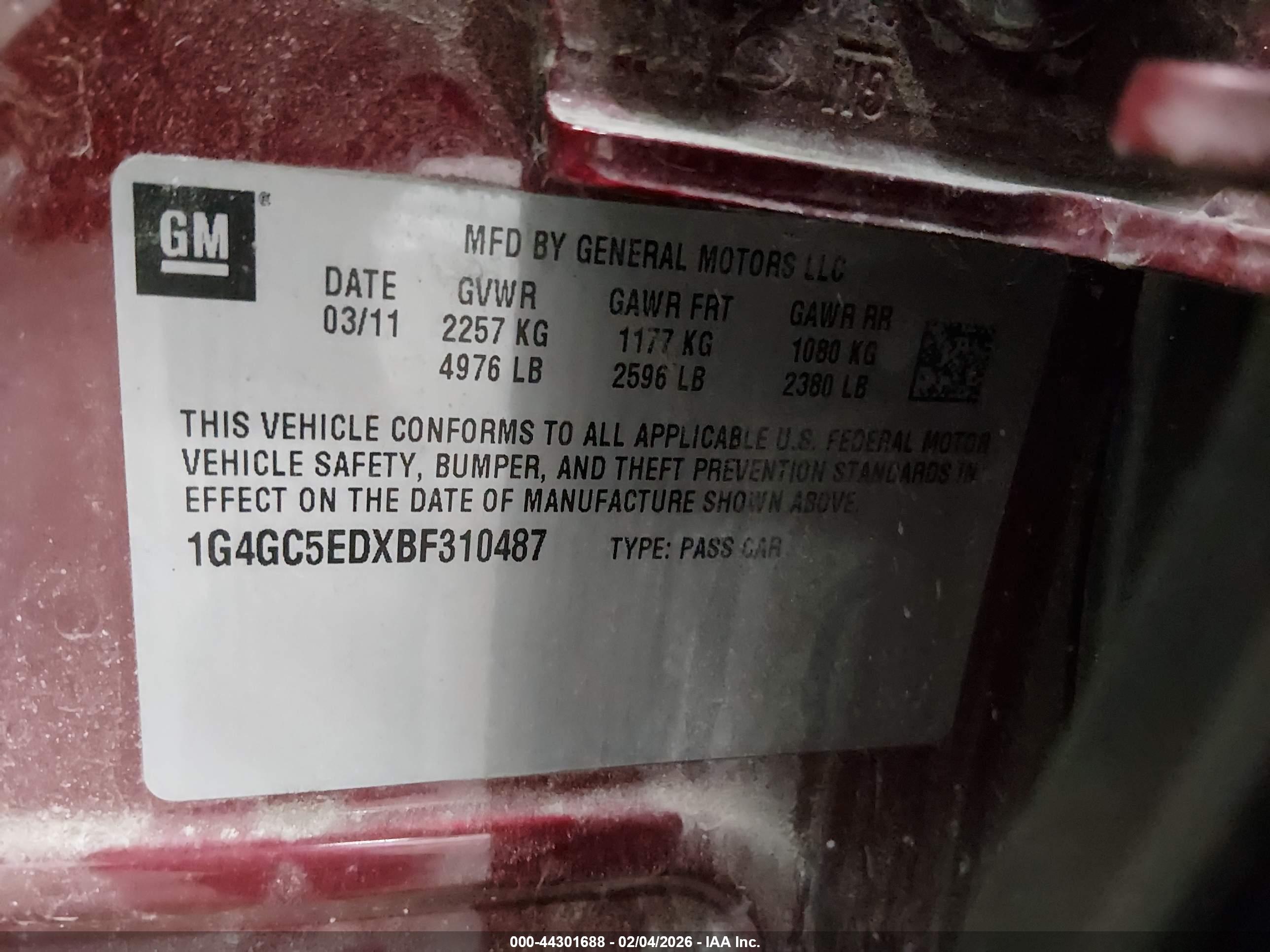 BUICK LACROSSE image 9