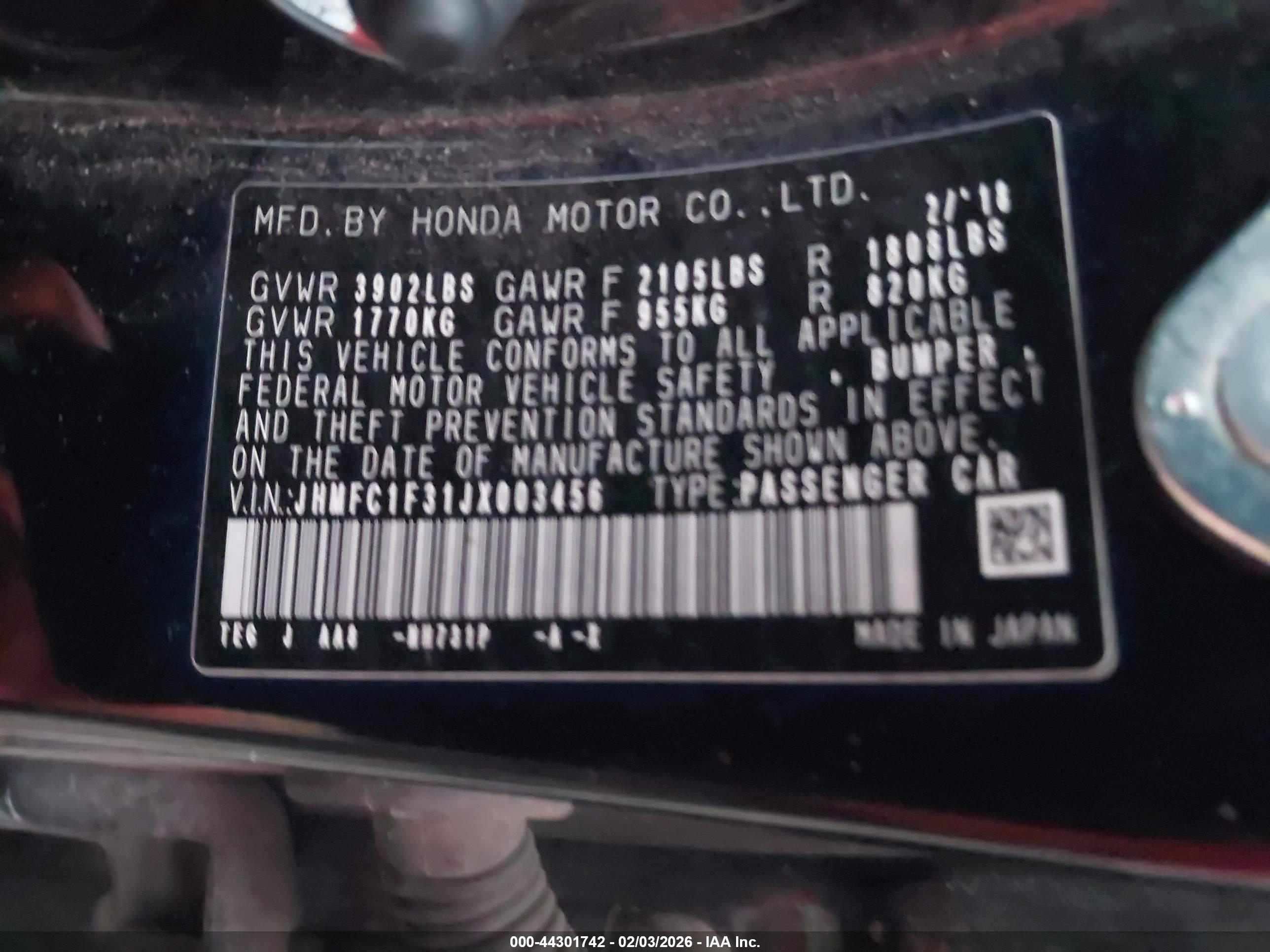 HONDA CIVIC image 9