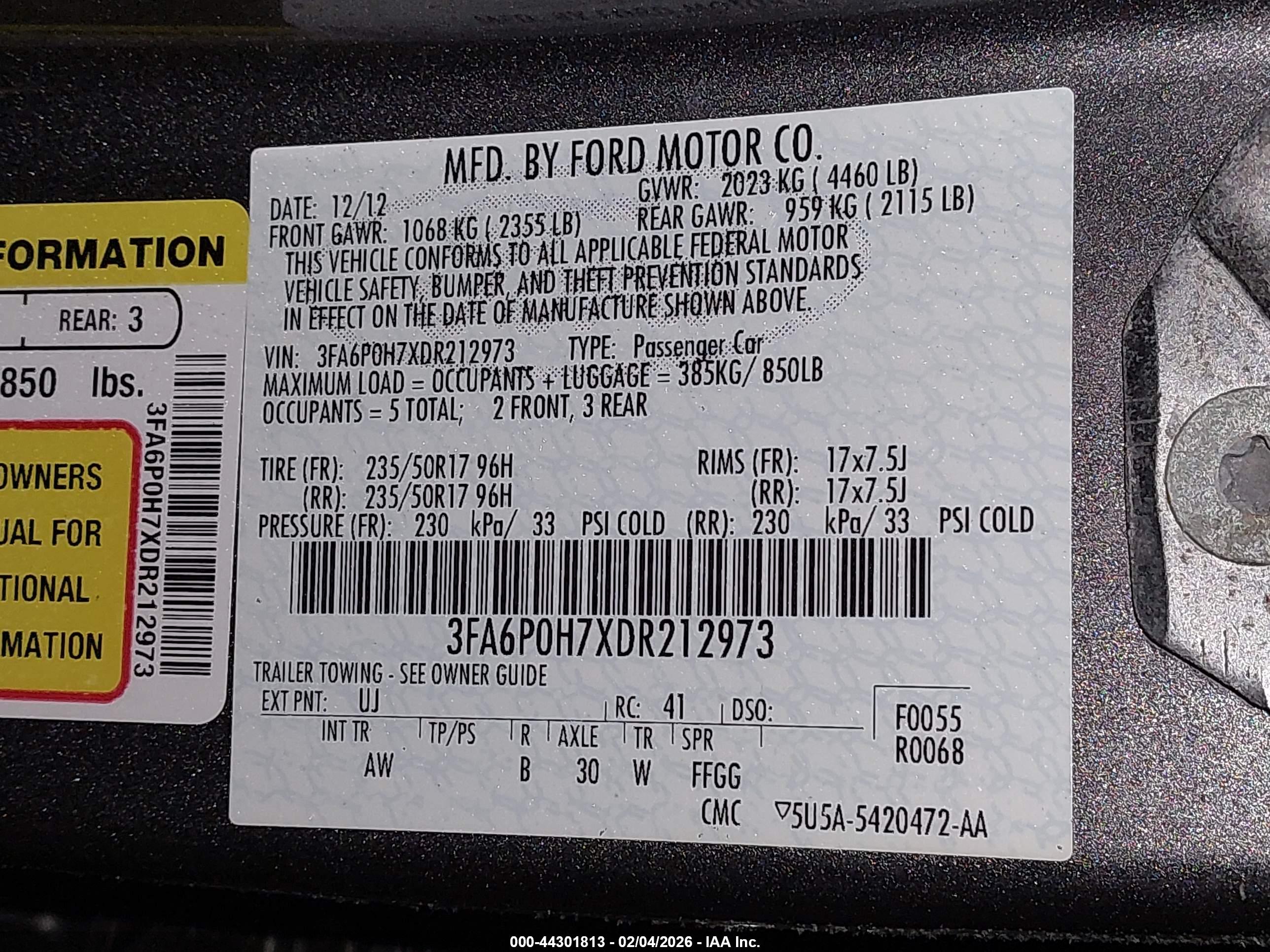 FORD FUSION image 9