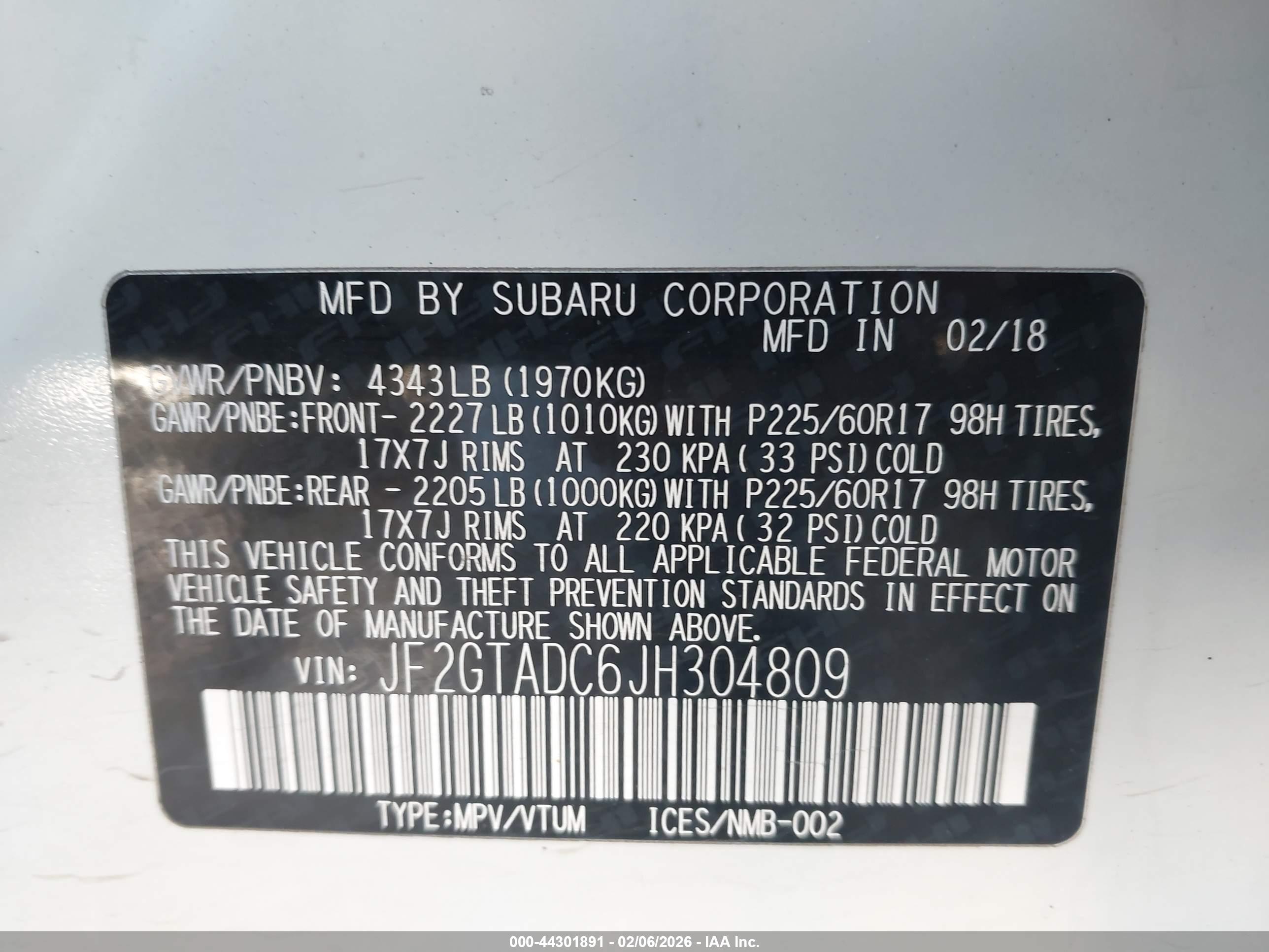 SUBARU CROSSTREK image 9
