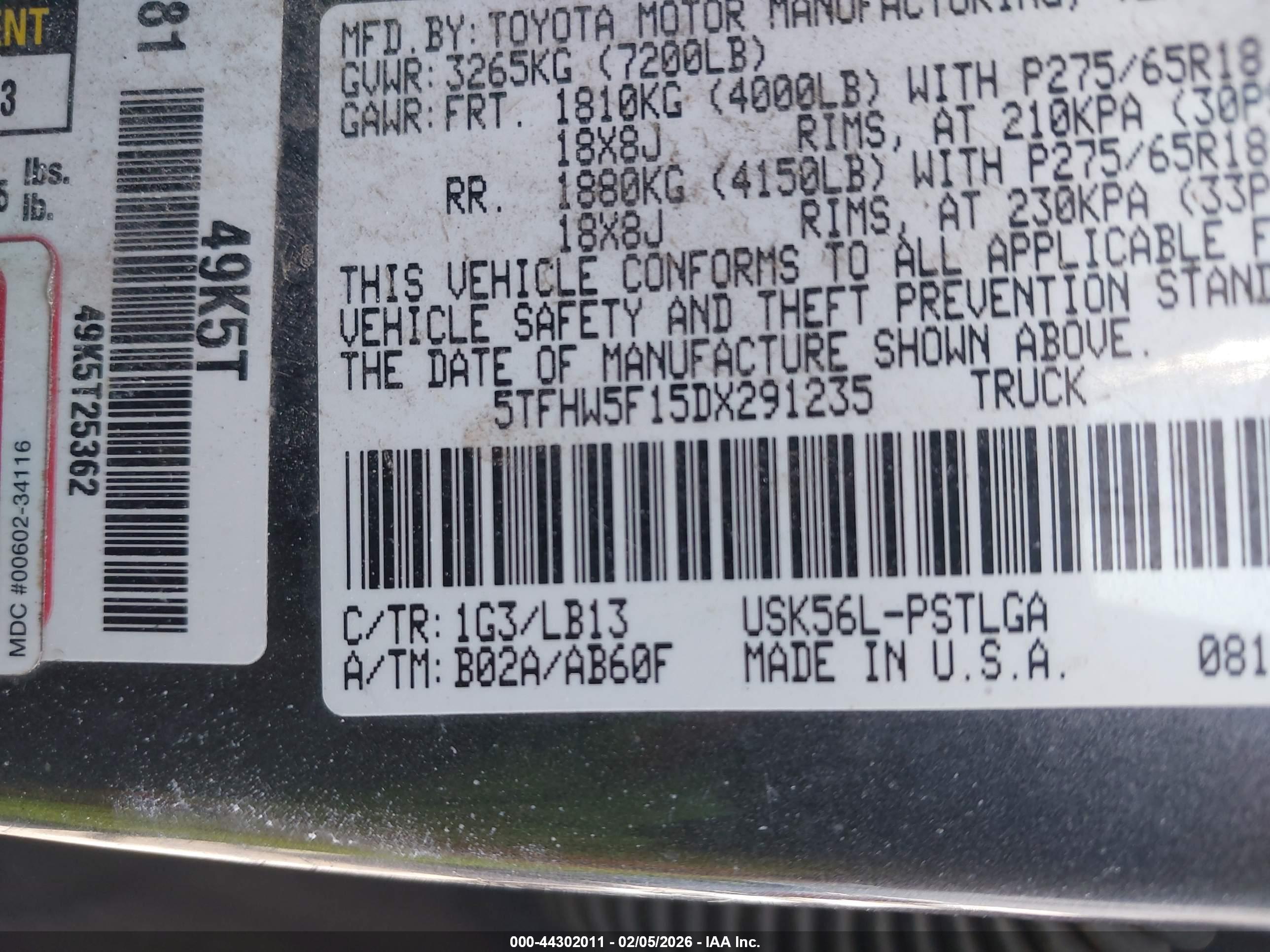 TOYOTA TUNDRA image 9