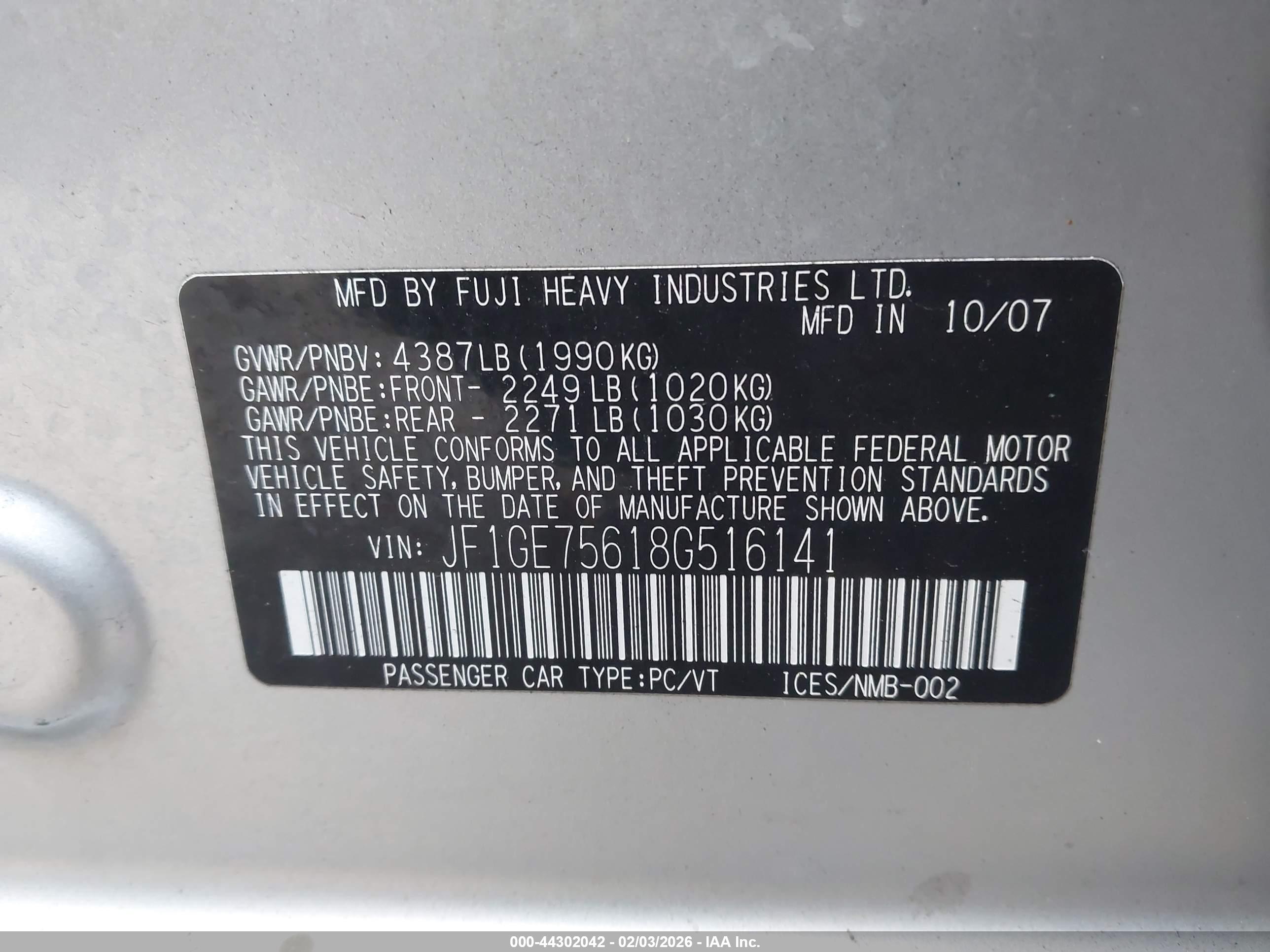 SUBARU IMPREZA image 9