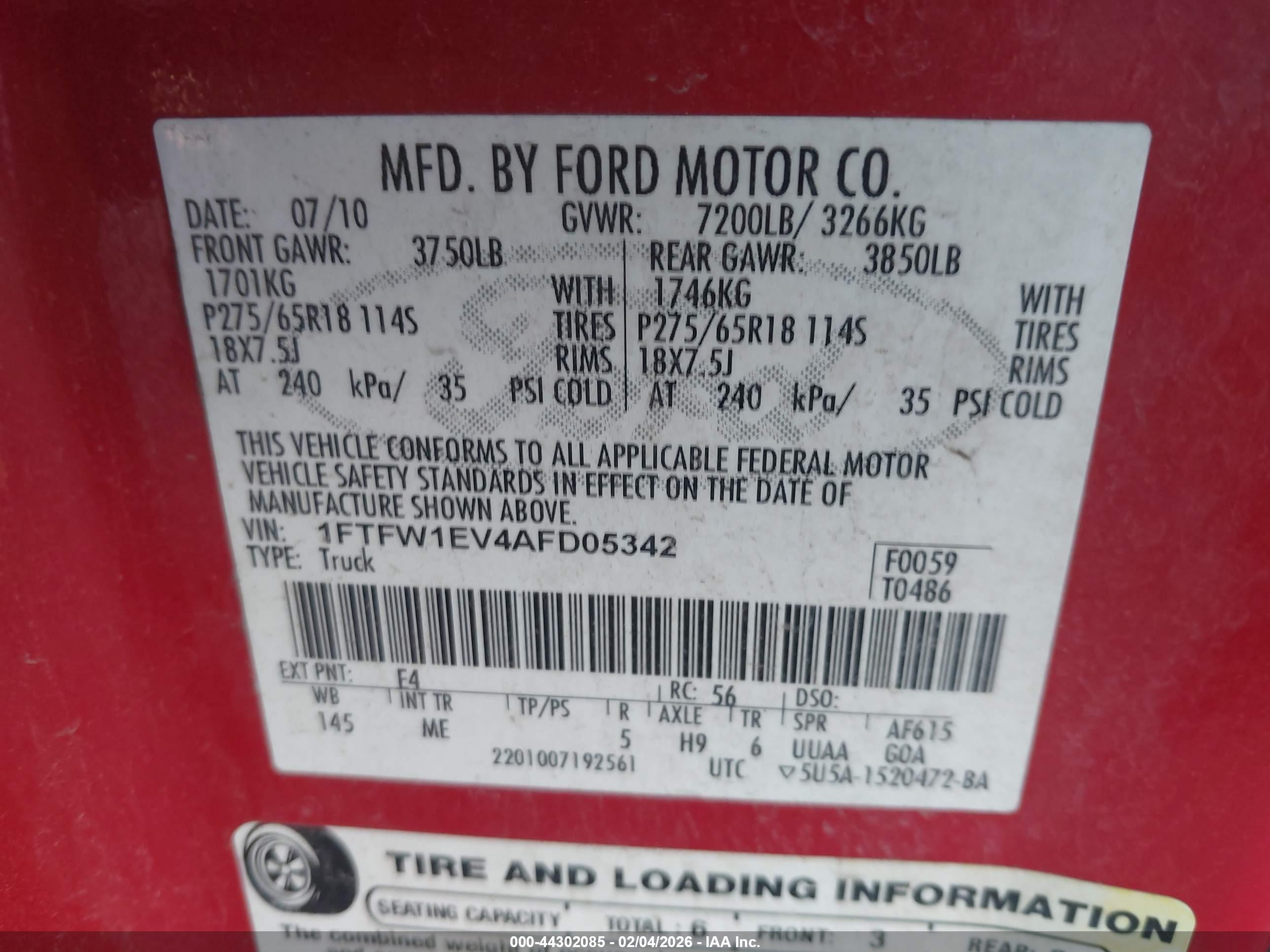 FORD F-150 image 9