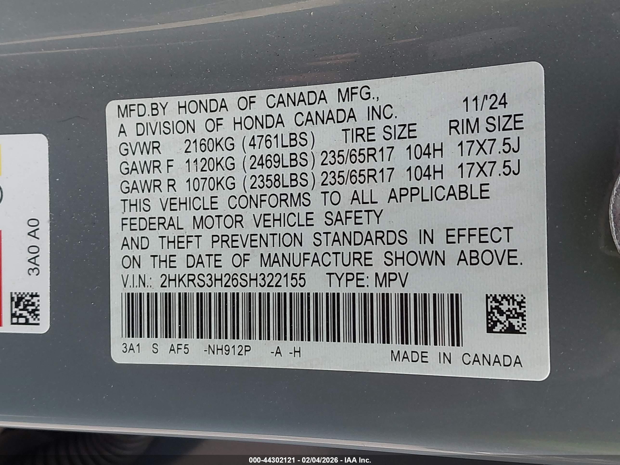 HONDA CR-V image 9