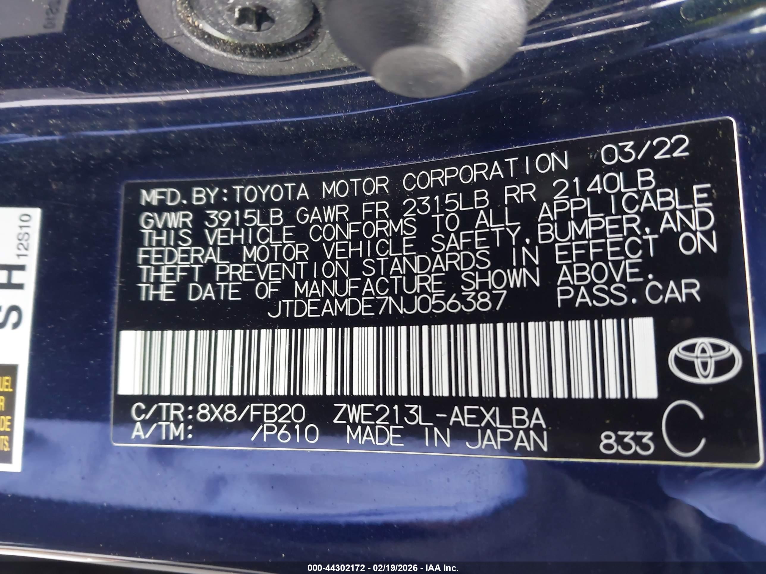 TOYOTA COROLLA image 9