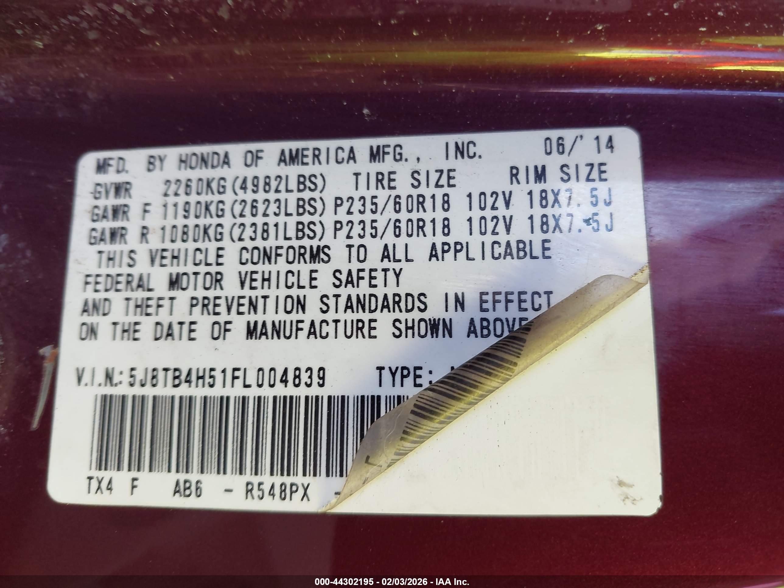 ACURA RDX image 9