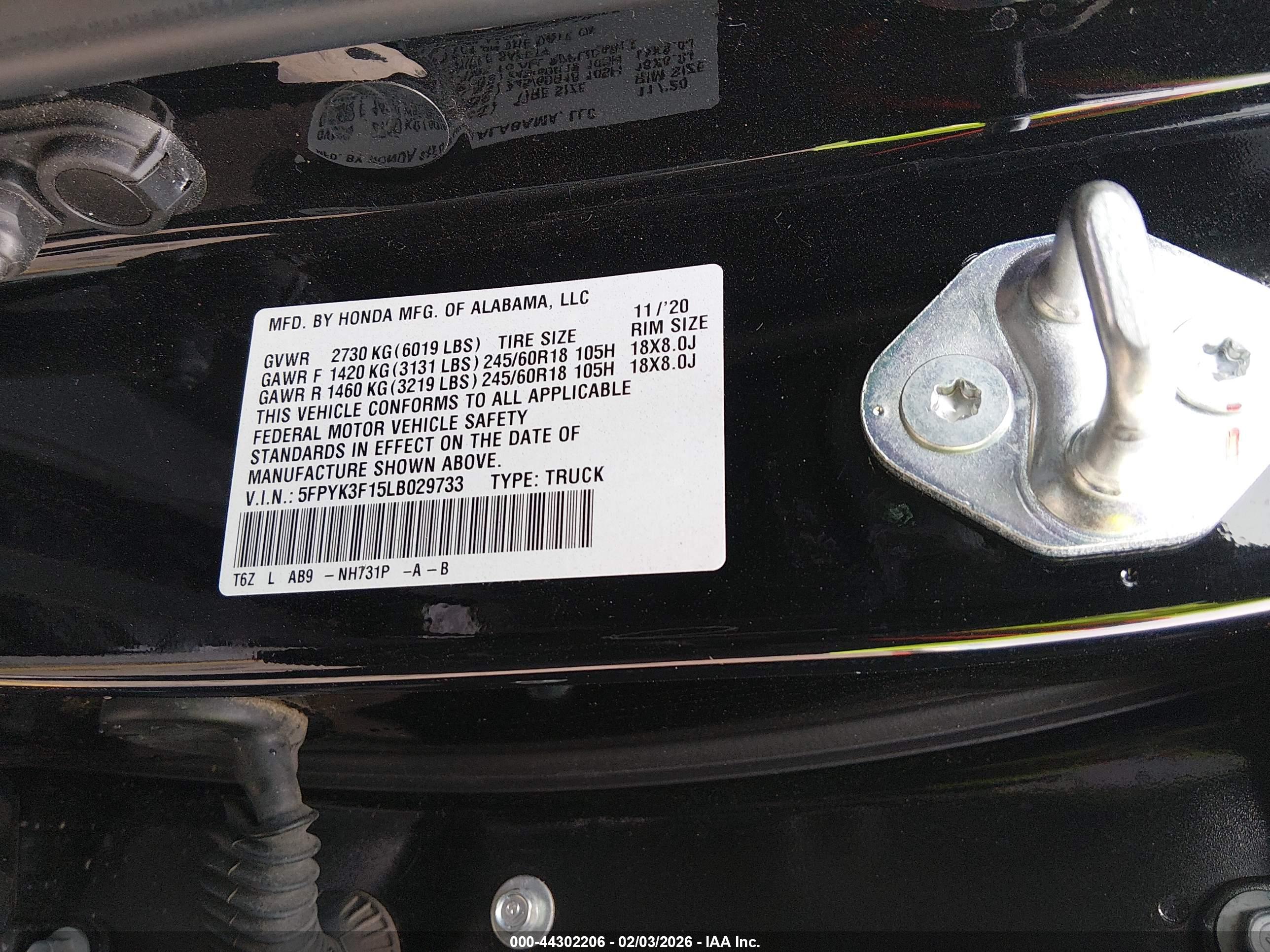 HONDA RIDGELINE image 9