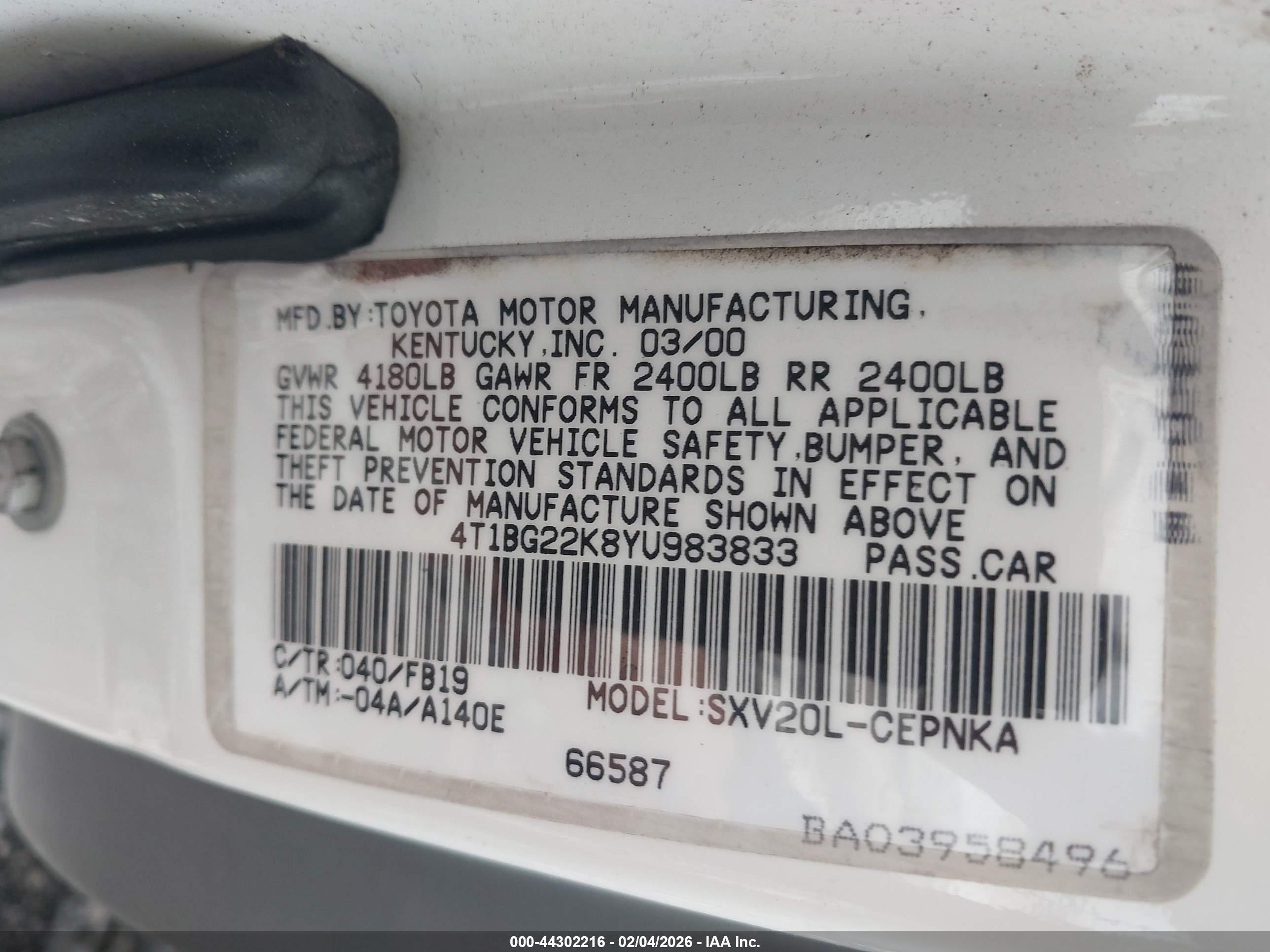 TOYOTA CAMRY image 9