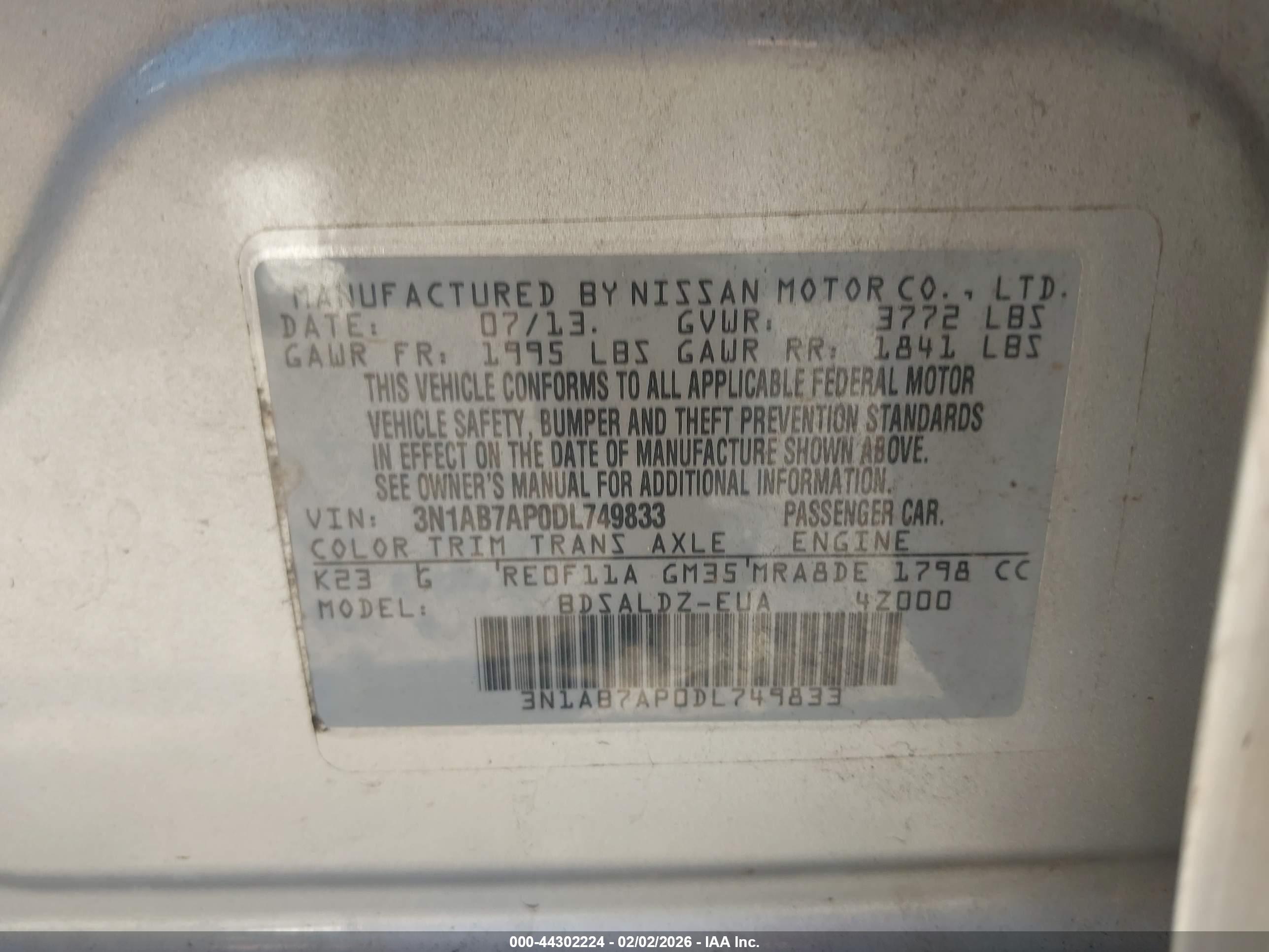 NISSAN SENTRA image 9