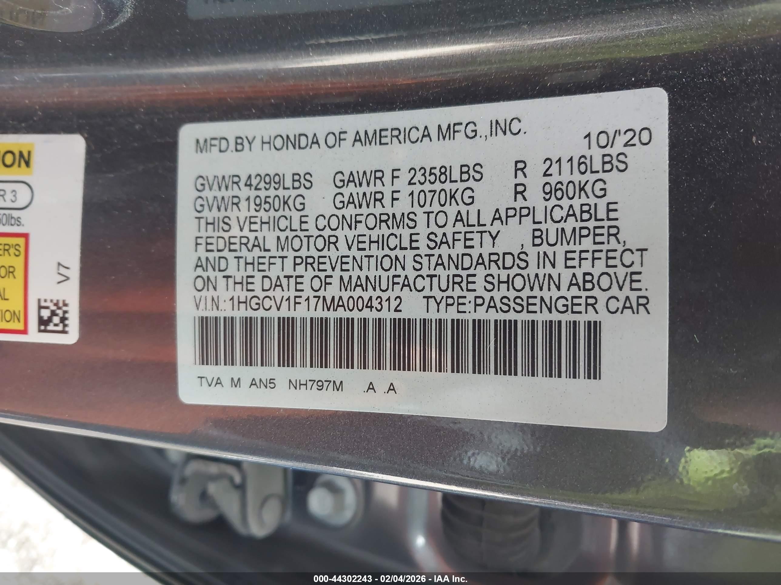 HONDA ACCORD image 9