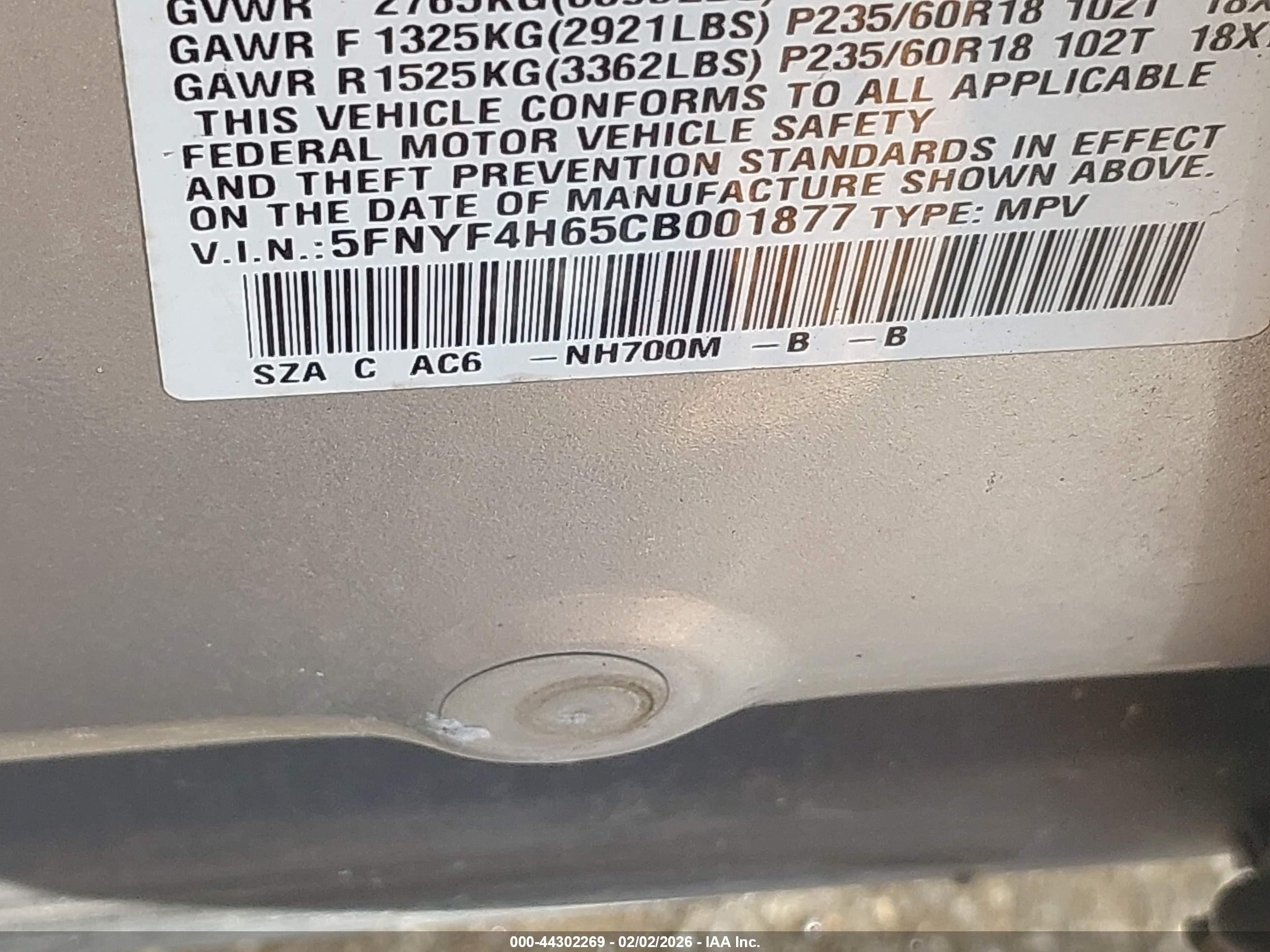 HONDA PILOT image 9
