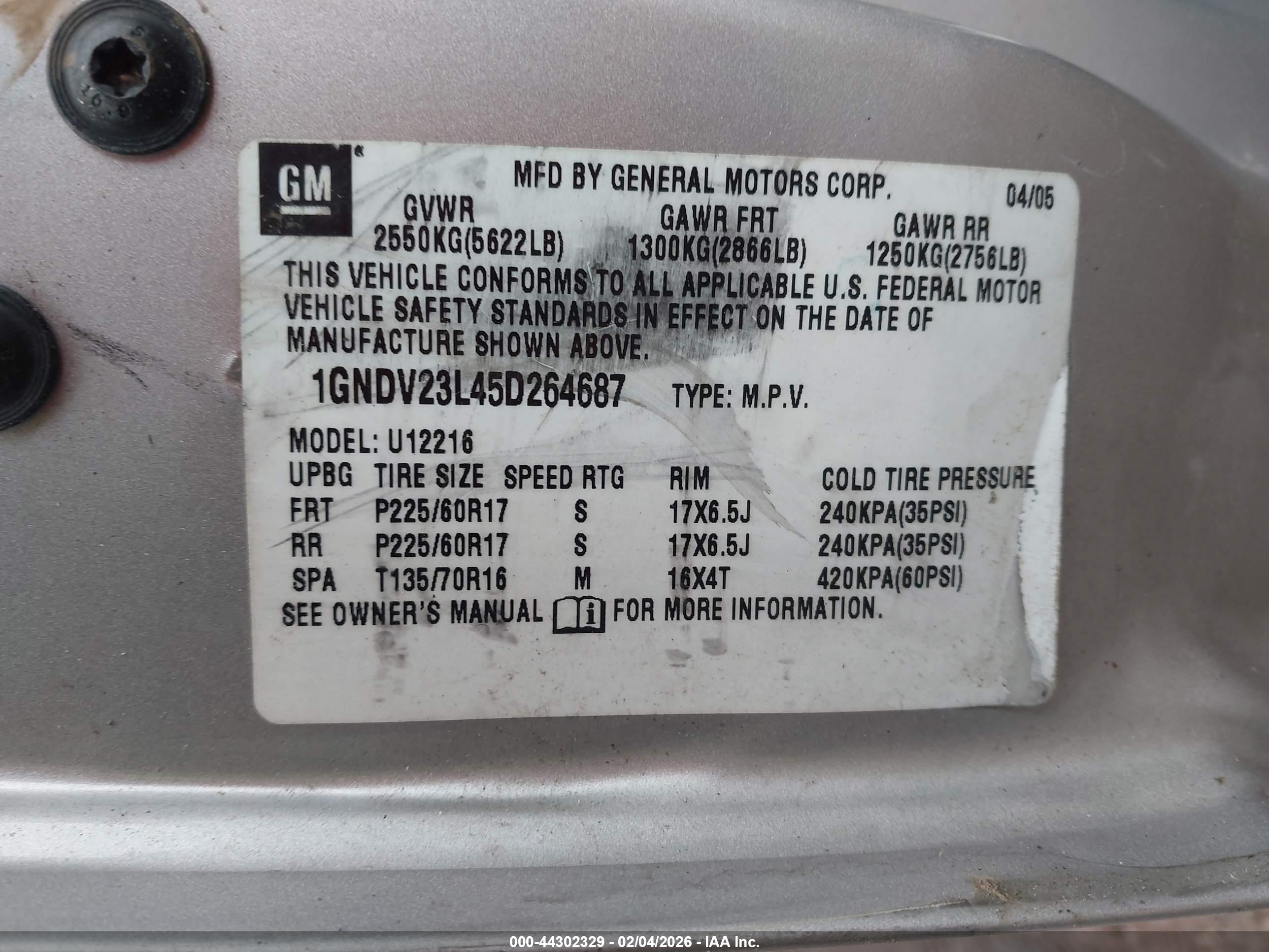 CHEVROLET UPLANDER image 9