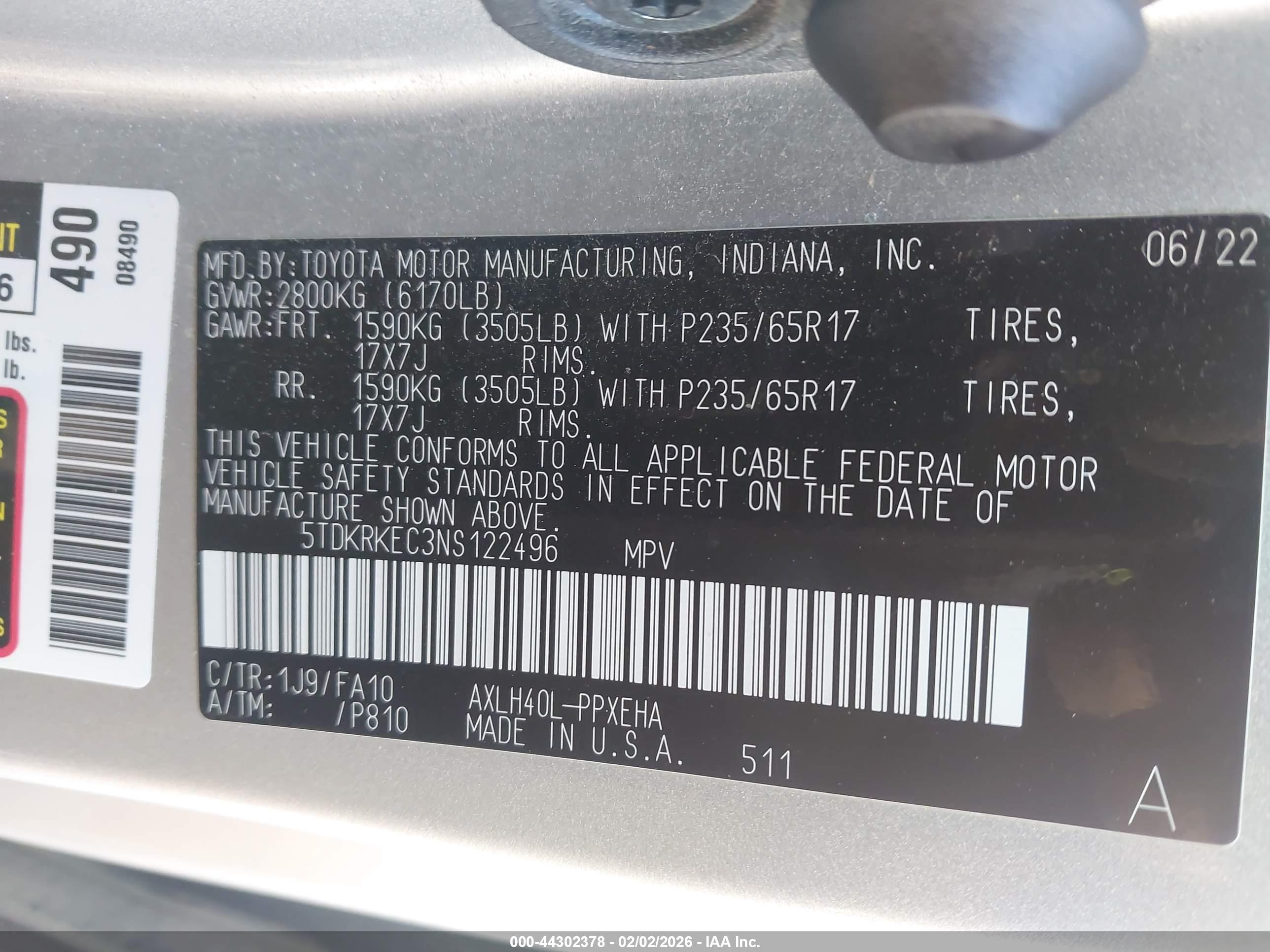 TOYOTA SIENNA image 9