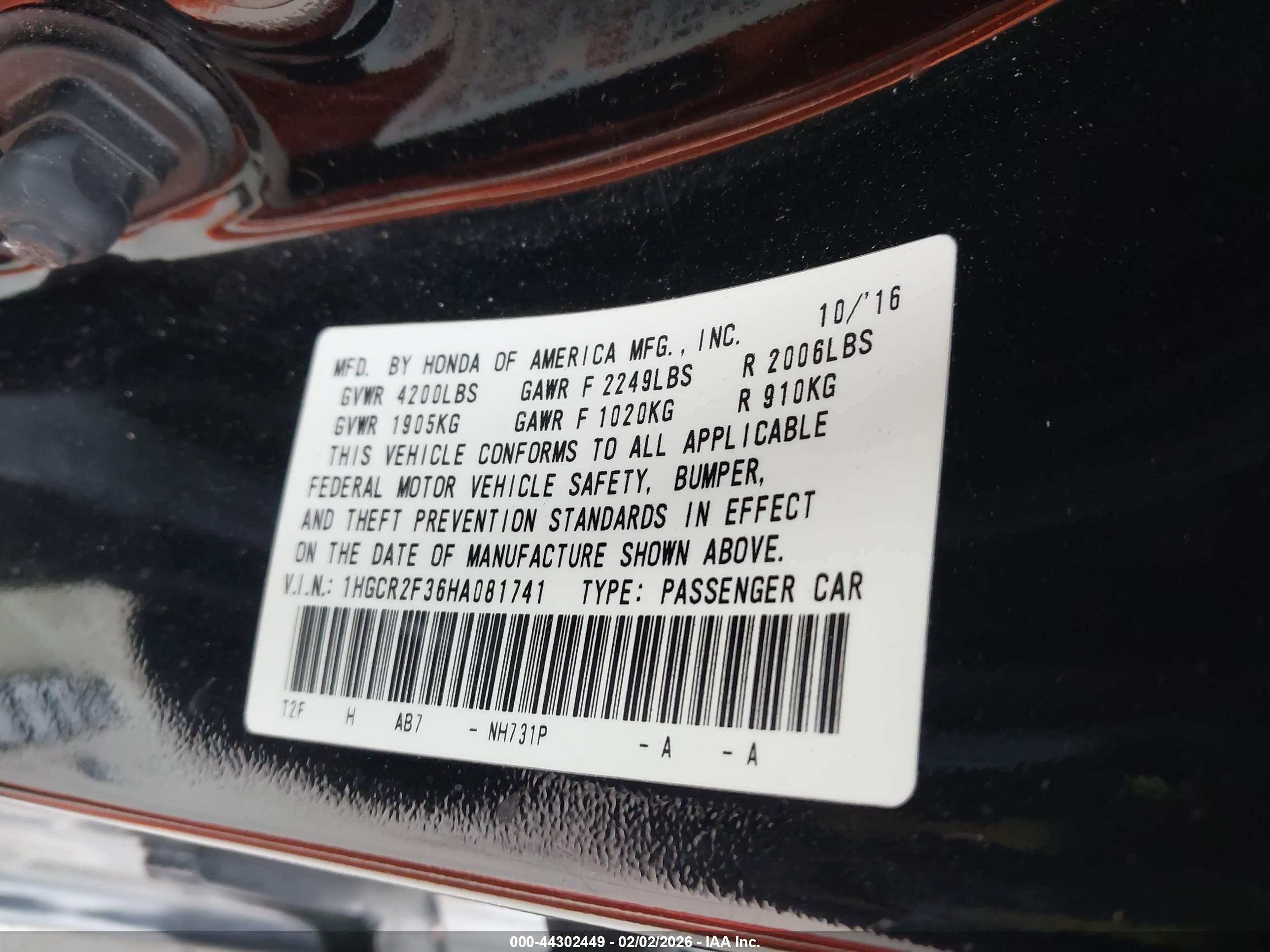 HONDA ACCORD image 9