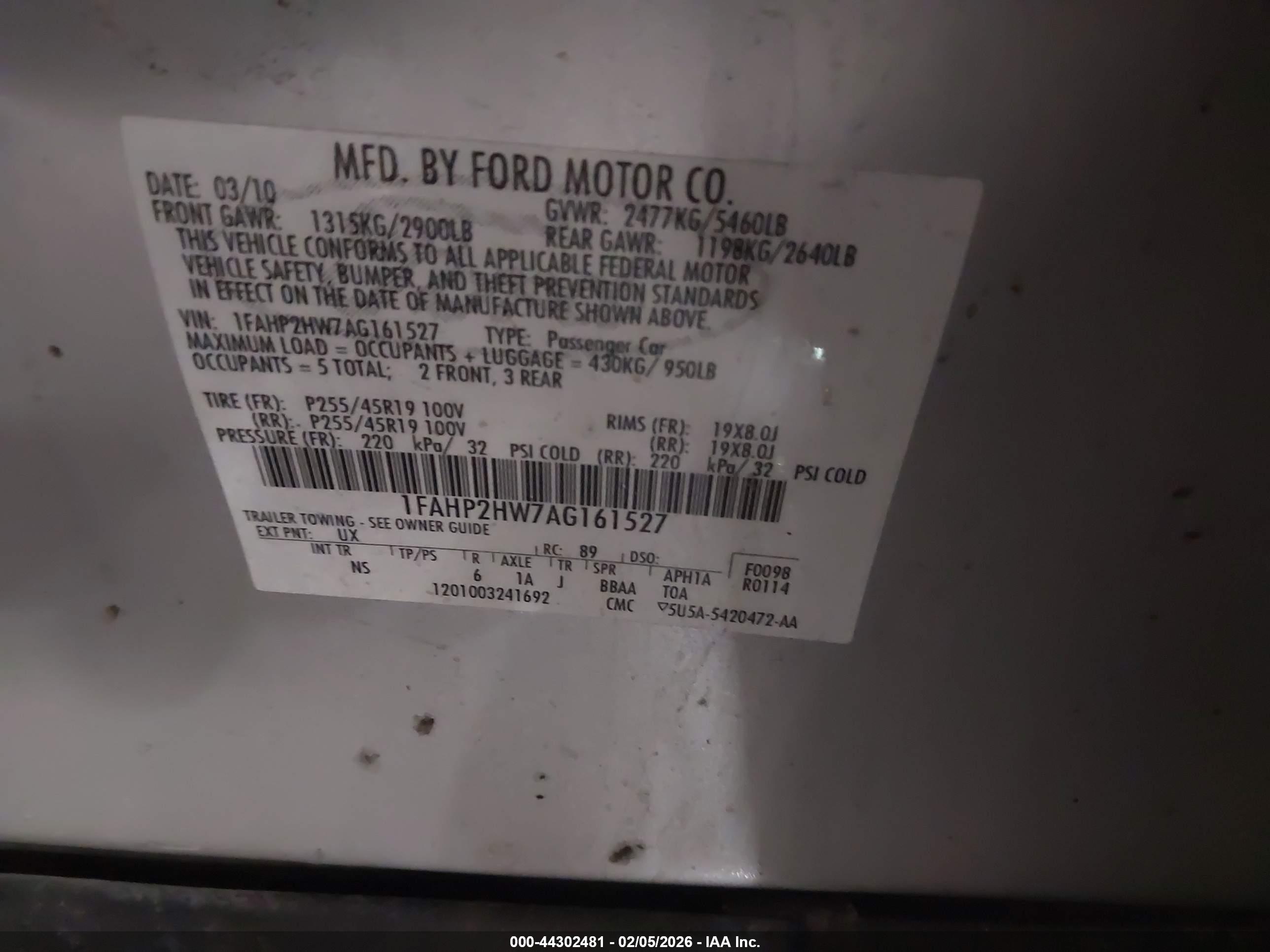 FORD TAURUS image 9